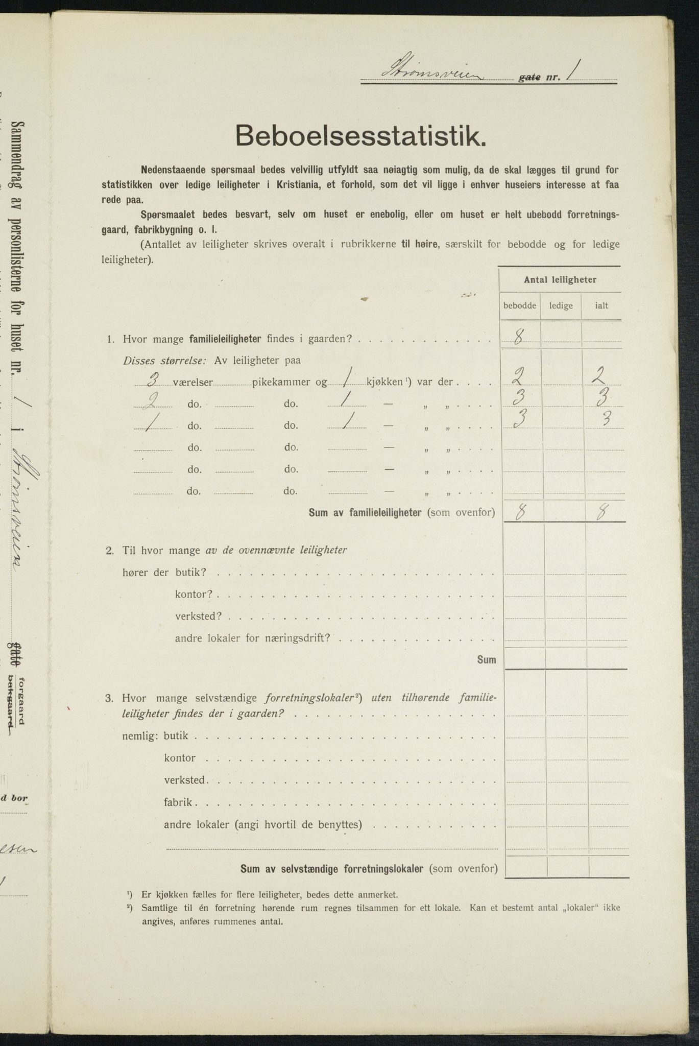 OBA, Kommunal folketelling 1.2.1913 for Kristiania, 1913, s. 104032