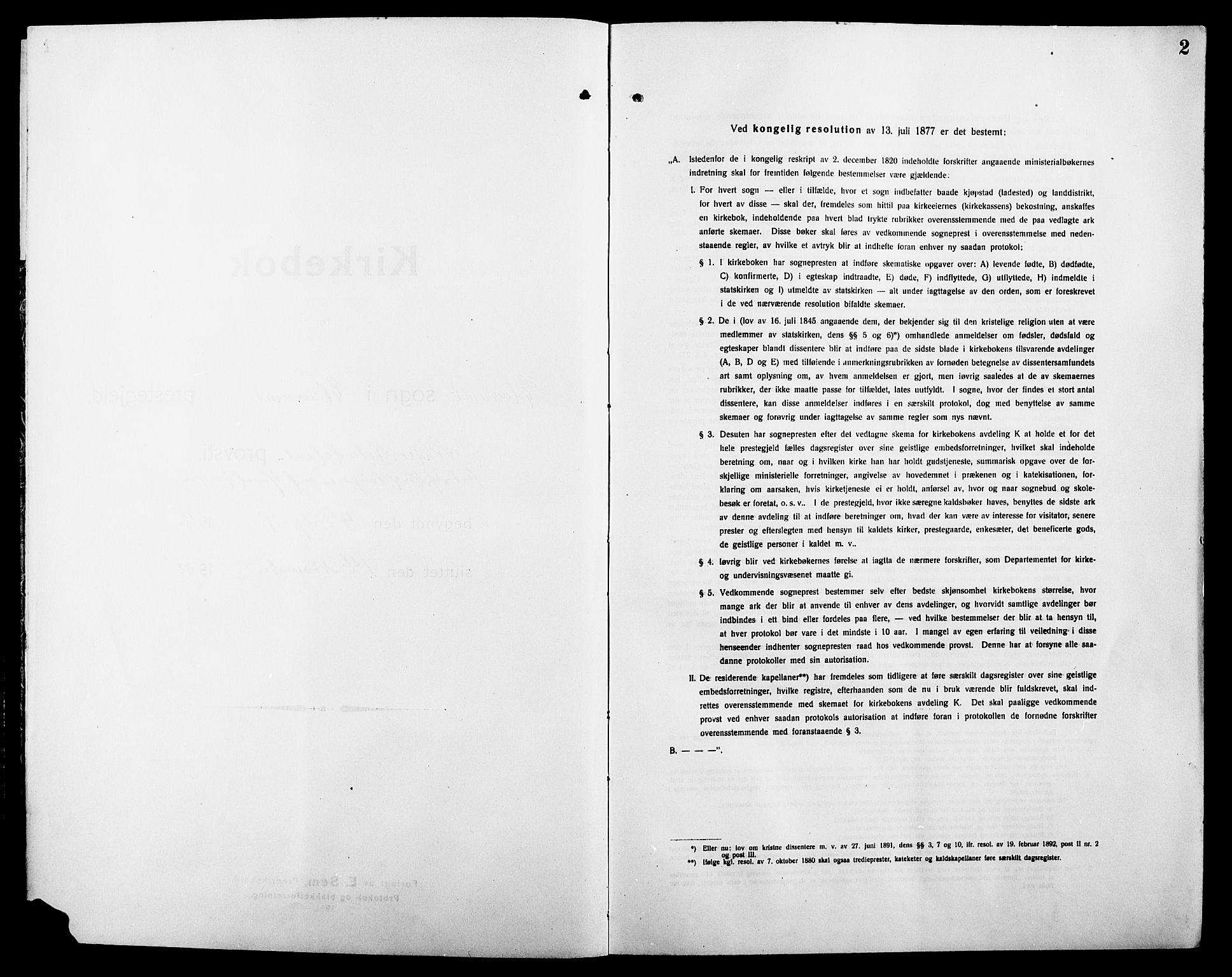 Elverum prestekontor, SAH/PREST-044/H/Ha/Hab/L0010: Klokkerbok nr. 10, 1912-1922, s. 2
