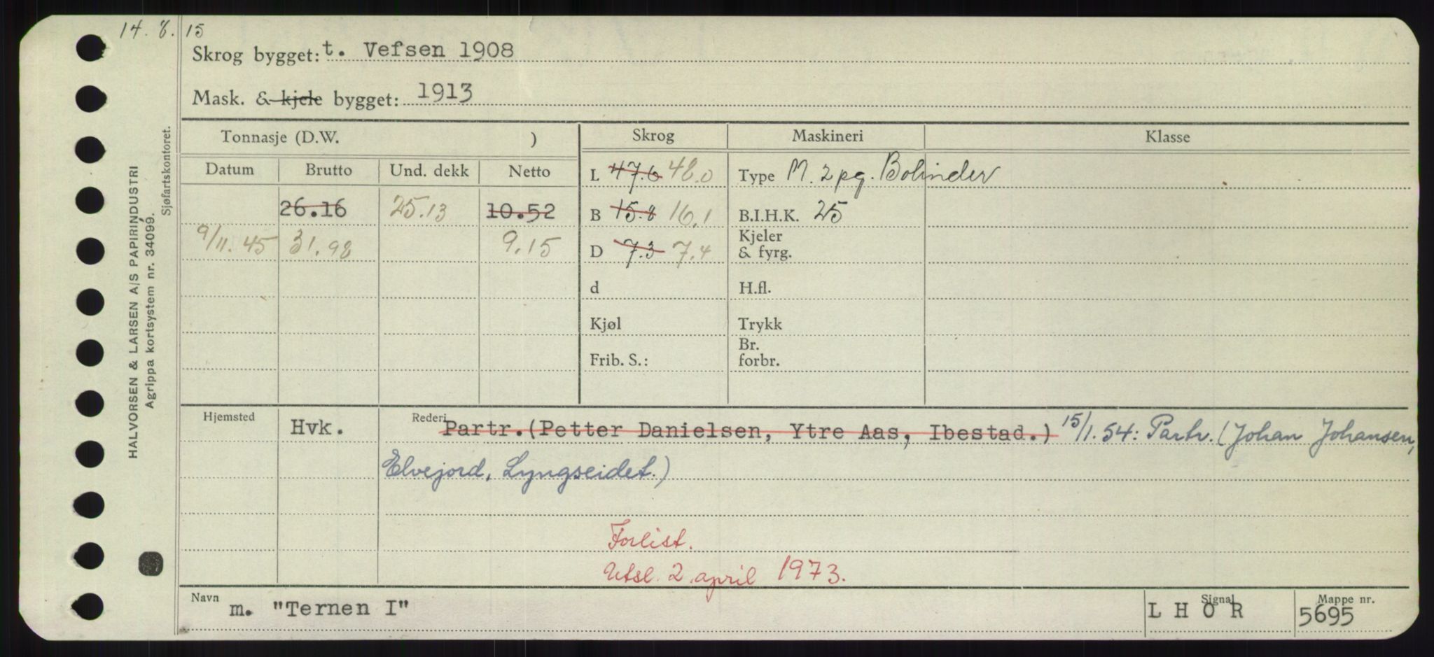 Sjøfartsdirektoratet med forløpere, Skipsmålingen, AV/RA-S-1627/H/Hd/L0038: Fartøy, T-Th, s. 489