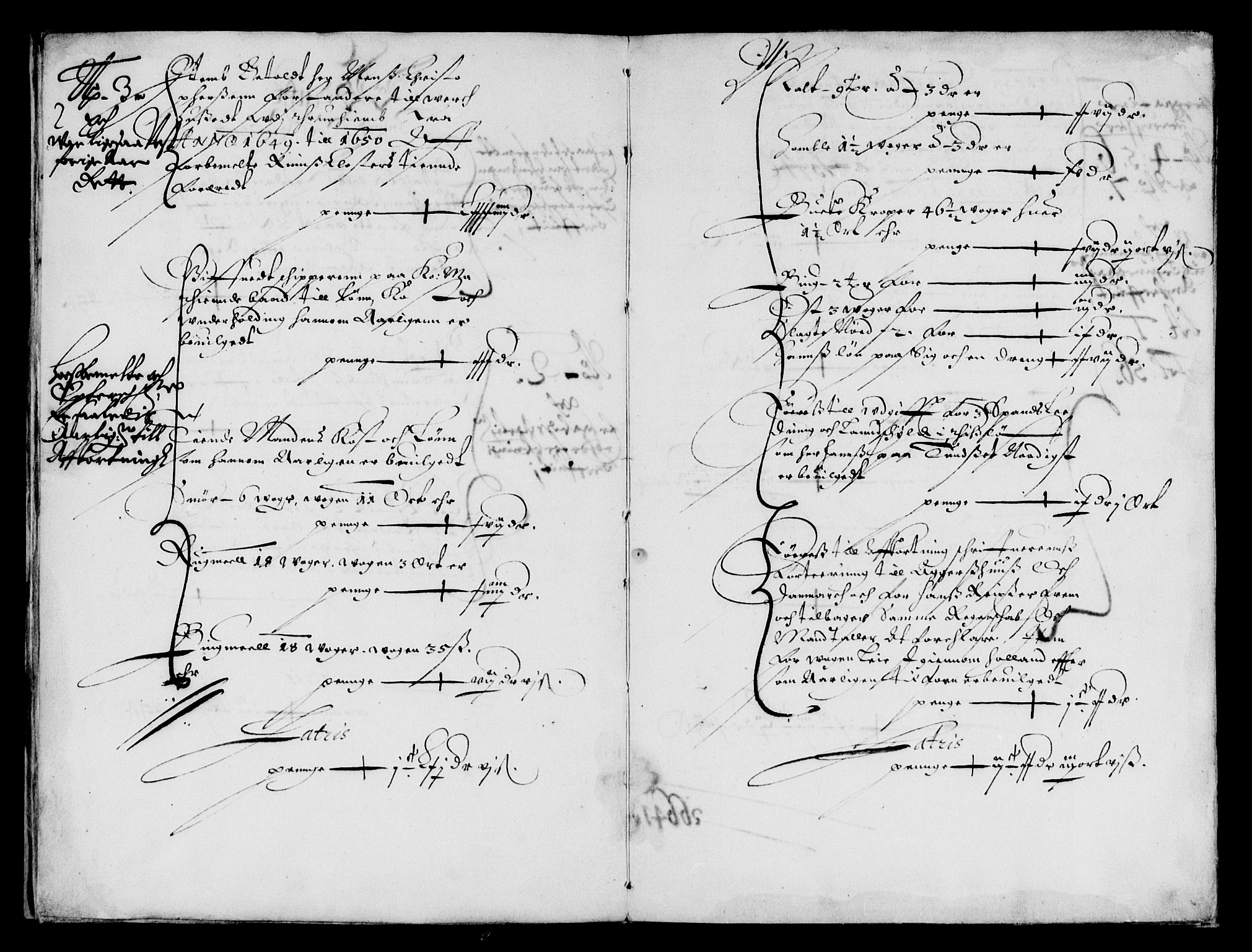 Rentekammeret inntil 1814, Reviderte regnskaper, Lensregnskaper, AV/RA-EA-5023/R/Rb/Rbw/L0094: Trondheim len, 1648-1650