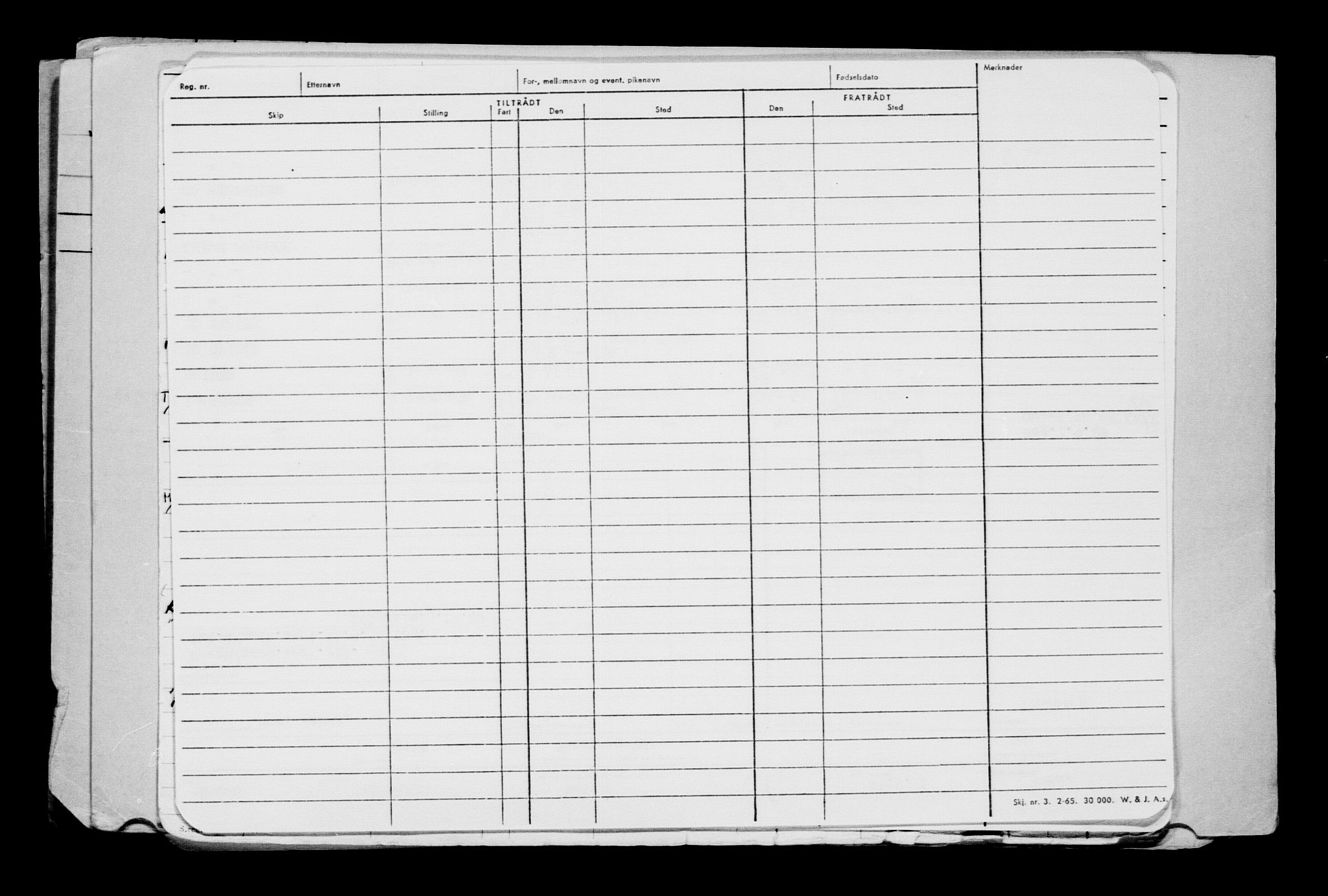 Direktoratet for sjømenn, AV/RA-S-3545/G/Gb/L0197: Hovedkort, 1921, s. 6