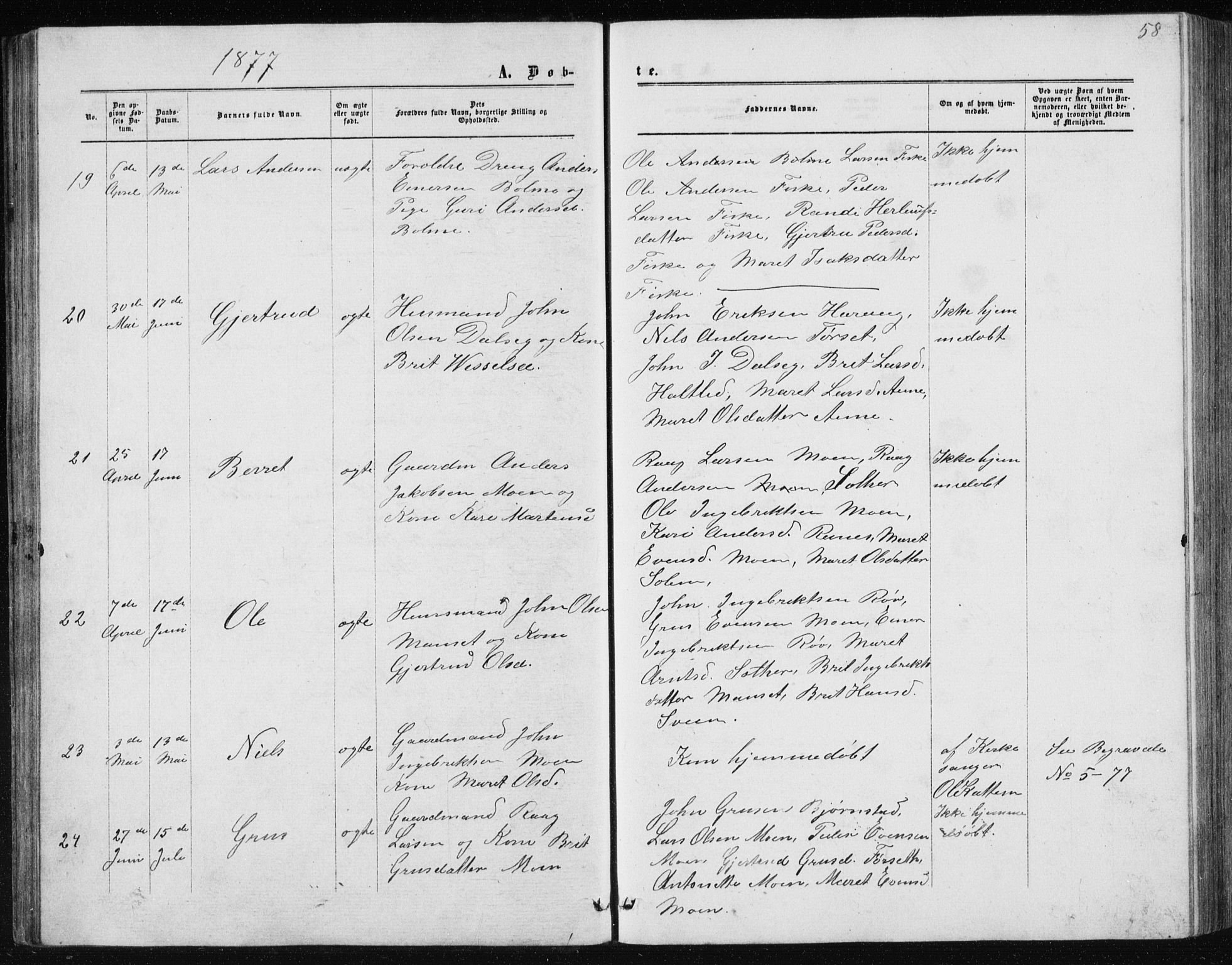 Ministerialprotokoller, klokkerbøker og fødselsregistre - Møre og Romsdal, AV/SAT-A-1454/597/L1064: Klokkerbok nr. 597C01, 1866-1898, s. 58