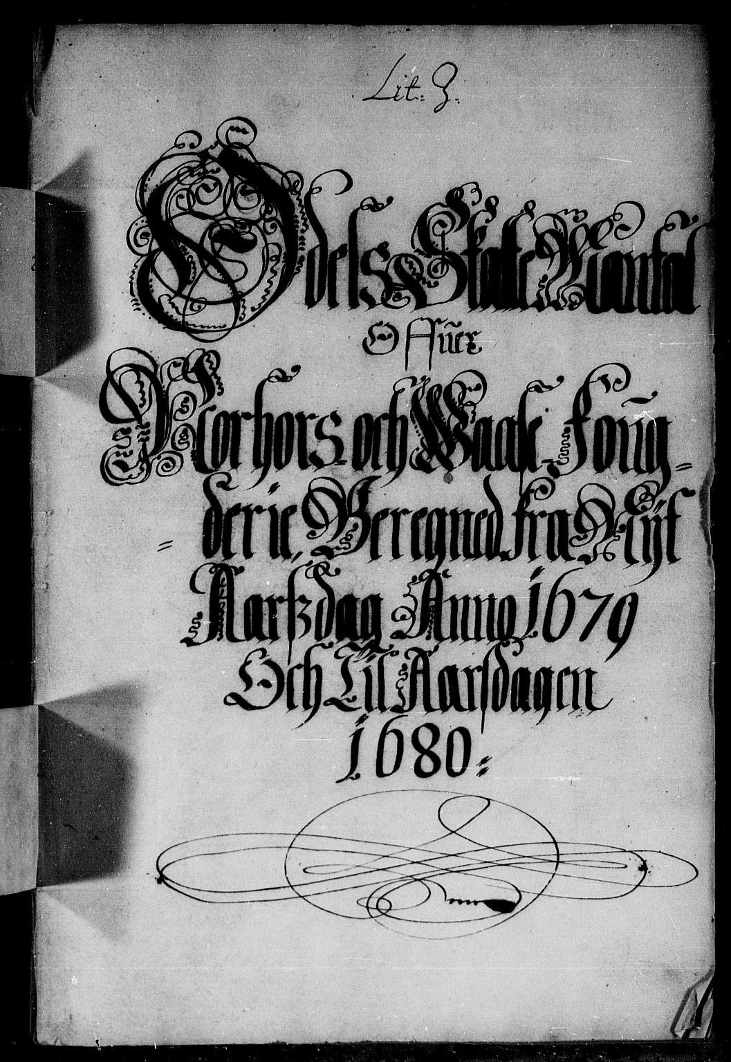 Rentekammeret inntil 1814, Reviderte regnskaper, Stiftamtstueregnskaper, Bergen stiftamt, RA/EA-6043/R/Rc/L0054: Bergen stiftamt, 1679