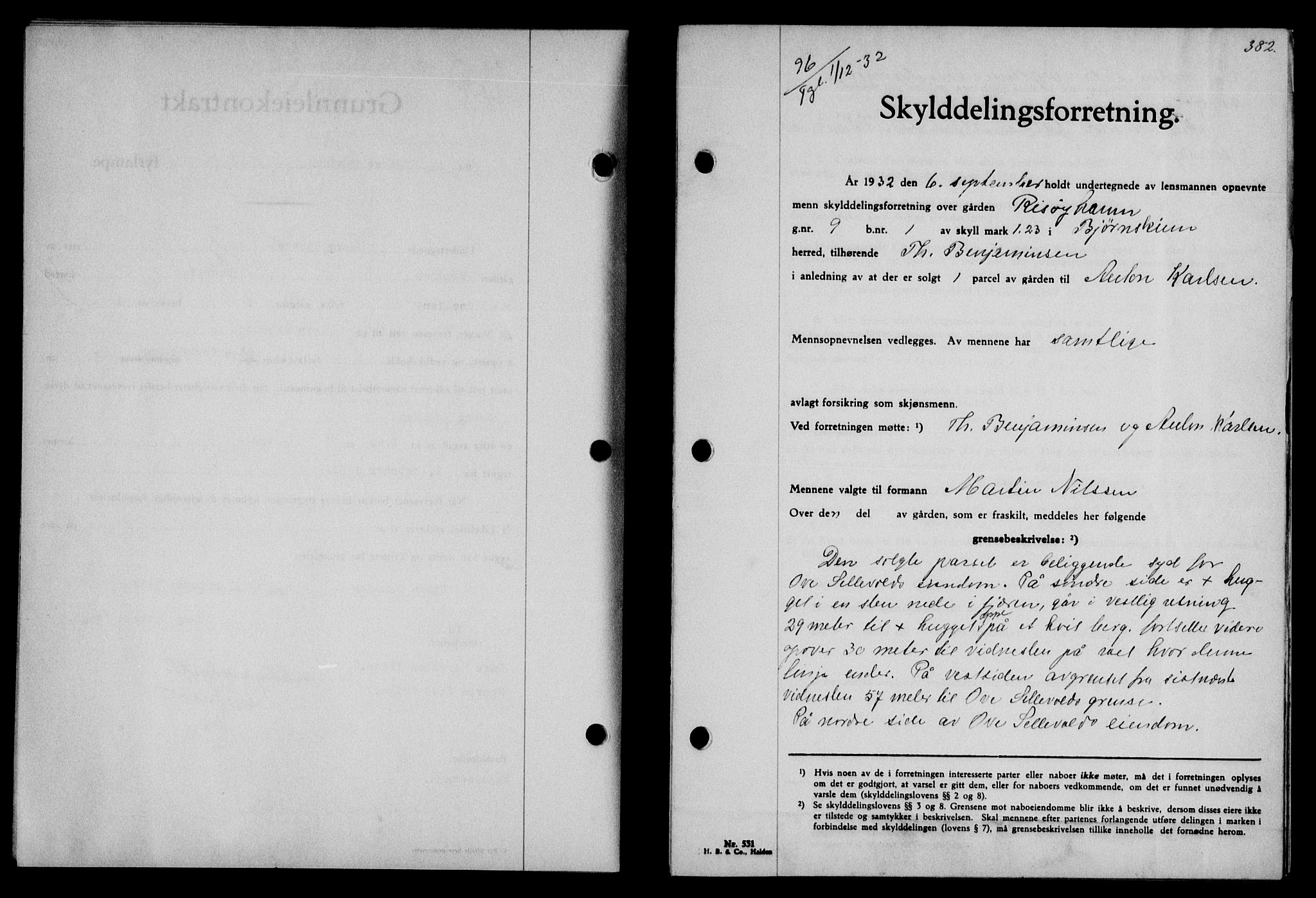 Vesterålen sorenskriveri, SAT/A-4180/1/2/2Ca/L0056: Pantebok nr. 49, 1932-1933, Tingl.dato: 01.12.1932