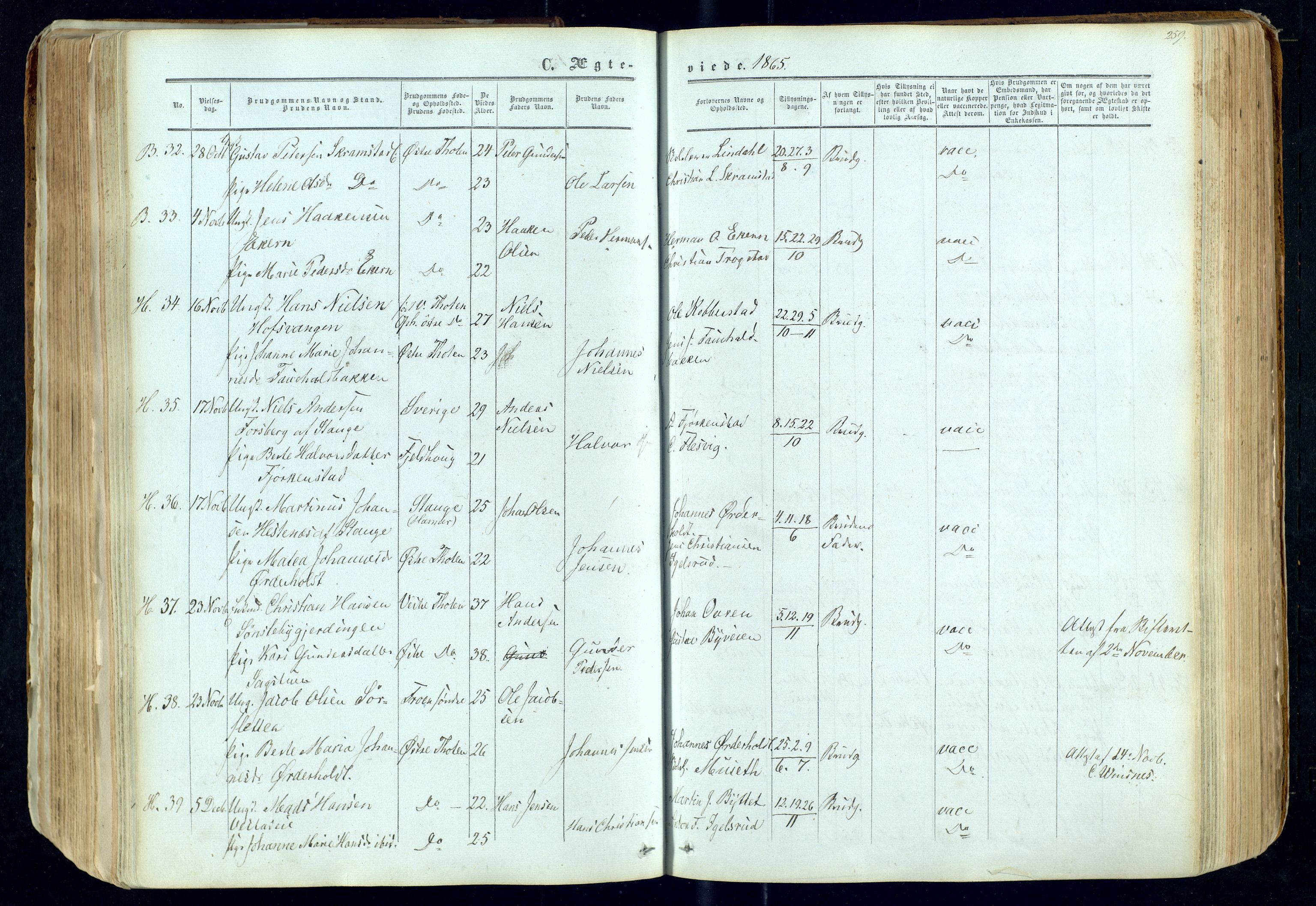 Østre Toten prestekontor, AV/SAH-PREST-104/H/Ha/Haa/L0004: Ministerialbok nr. 4, 1857-1865, s. 259