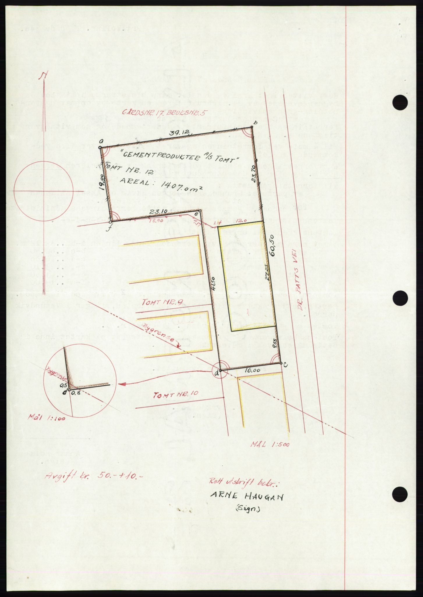 Namdal sorenskriveri, AV/SAT-A-4133/1/2/2C: Pantebok nr. -, 1950-1950, Dagboknr: 1322/1950