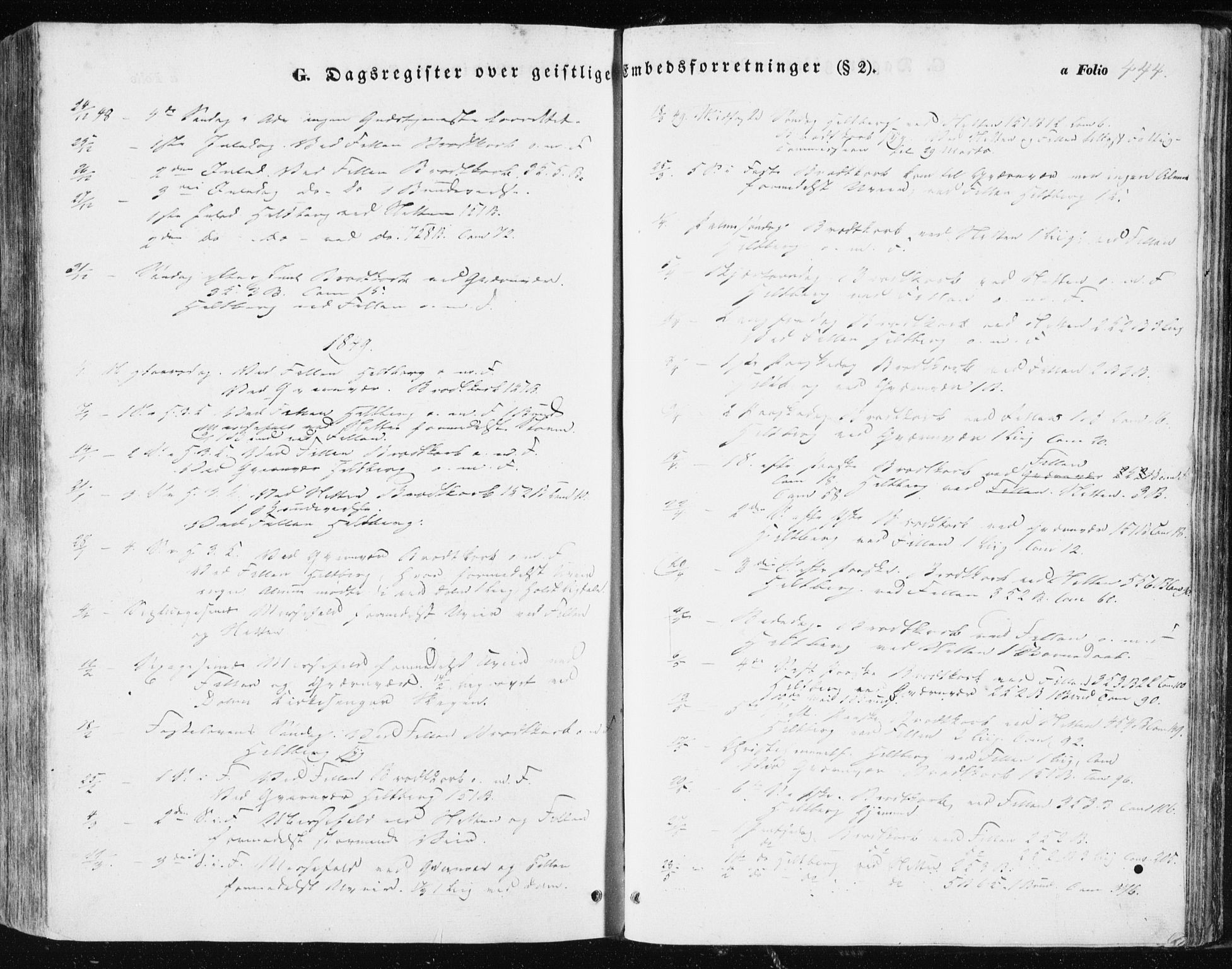 Ministerialprotokoller, klokkerbøker og fødselsregistre - Sør-Trøndelag, SAT/A-1456/634/L0529: Ministerialbok nr. 634A05, 1843-1851, s. 444