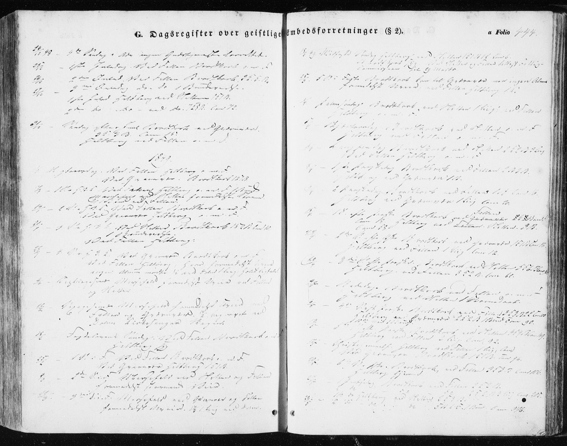 Ministerialprotokoller, klokkerbøker og fødselsregistre - Sør-Trøndelag, AV/SAT-A-1456/634/L0529: Ministerialbok nr. 634A05, 1843-1851, s. 444