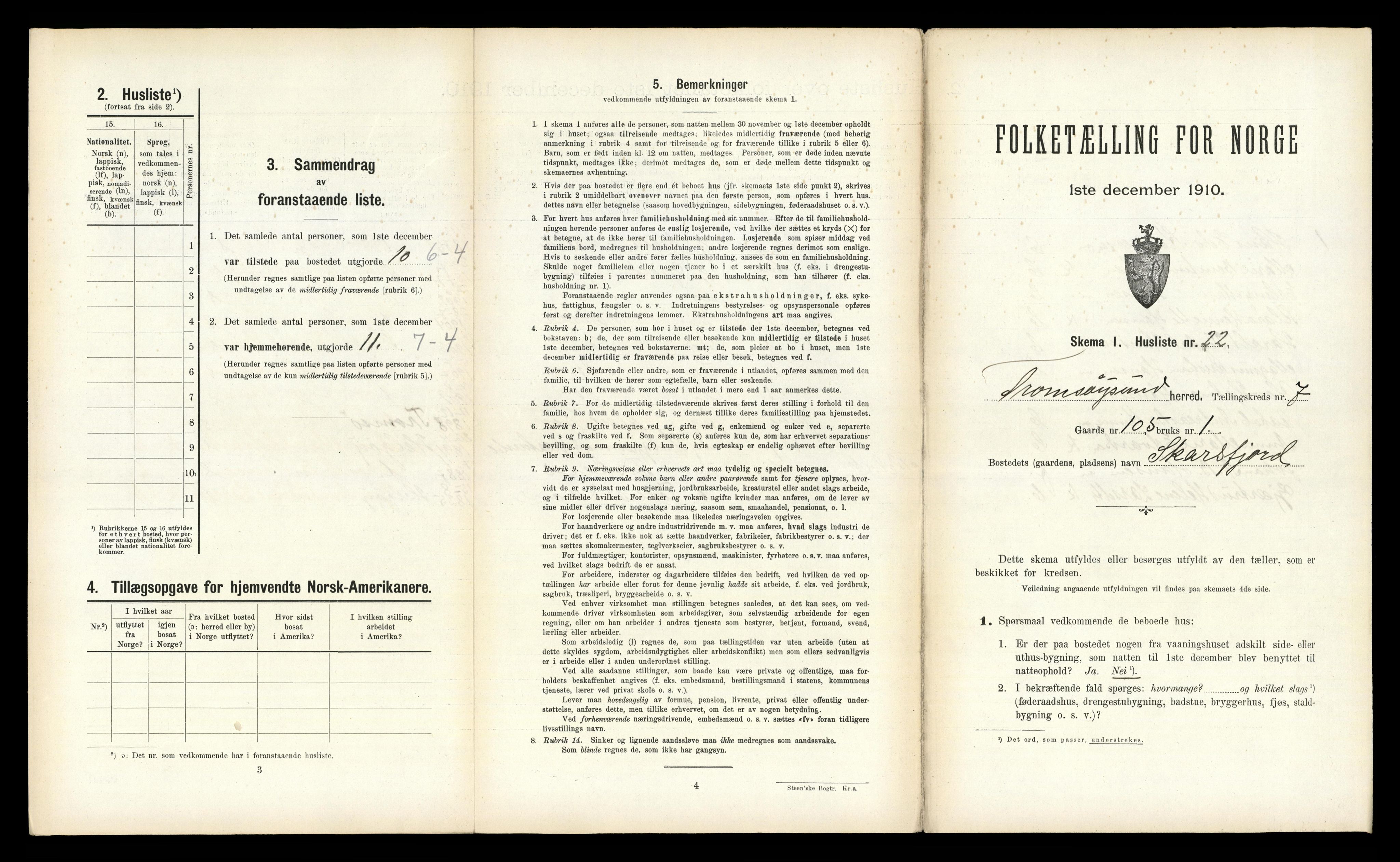 RA, Folketelling 1910 for 1934 Tromsøysund herred, 1910, s. 1367