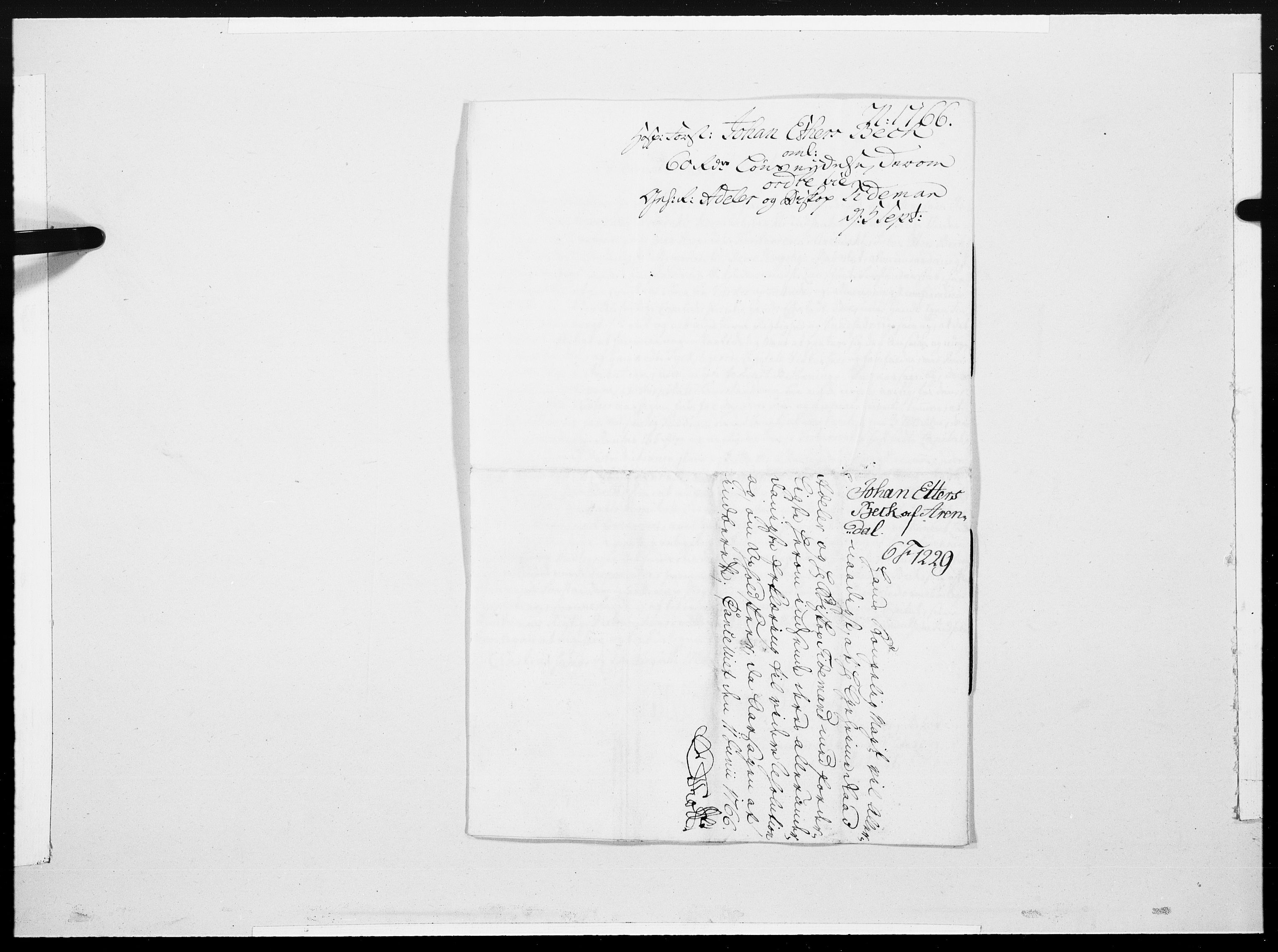 Danske Kanselli 1572-1799, AV/RA-EA-3023/F/Fc/Fcc/Fcca/L0193: Norske innlegg 1572-1799, 1766, s. 190