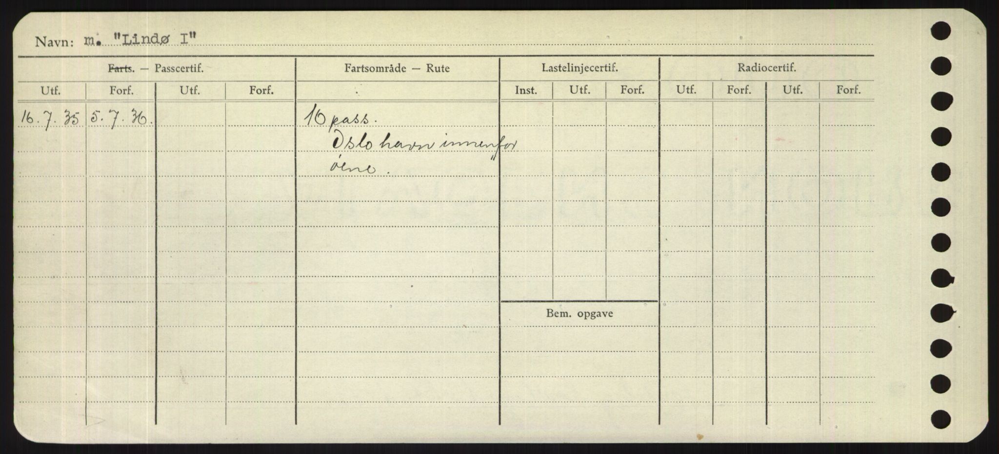 Sjøfartsdirektoratet med forløpere, Skipsmålingen, RA/S-1627/H/Hd/L0023: Fartøy, Lia-Løv, s. 152