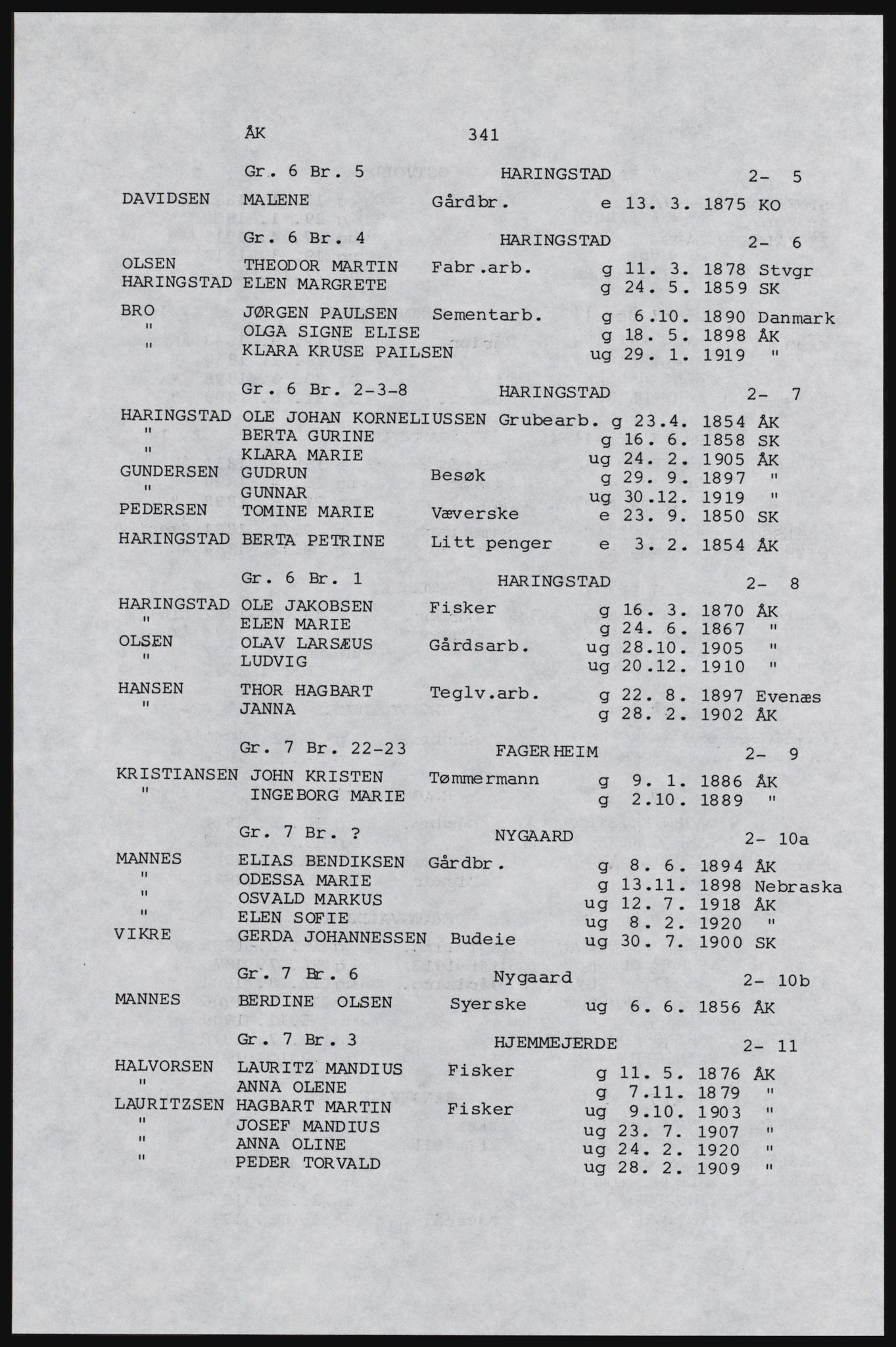 SAST, Avskrift av folketellingen 1920 for Karmøy, 1920, s. 363