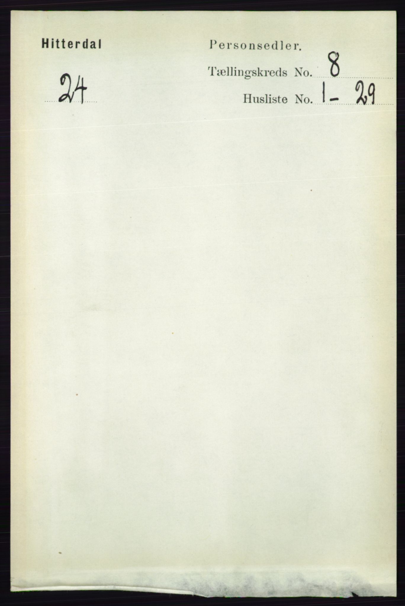 RA, Folketelling 1891 for 0823 Heddal herred, 1891, s. 3493