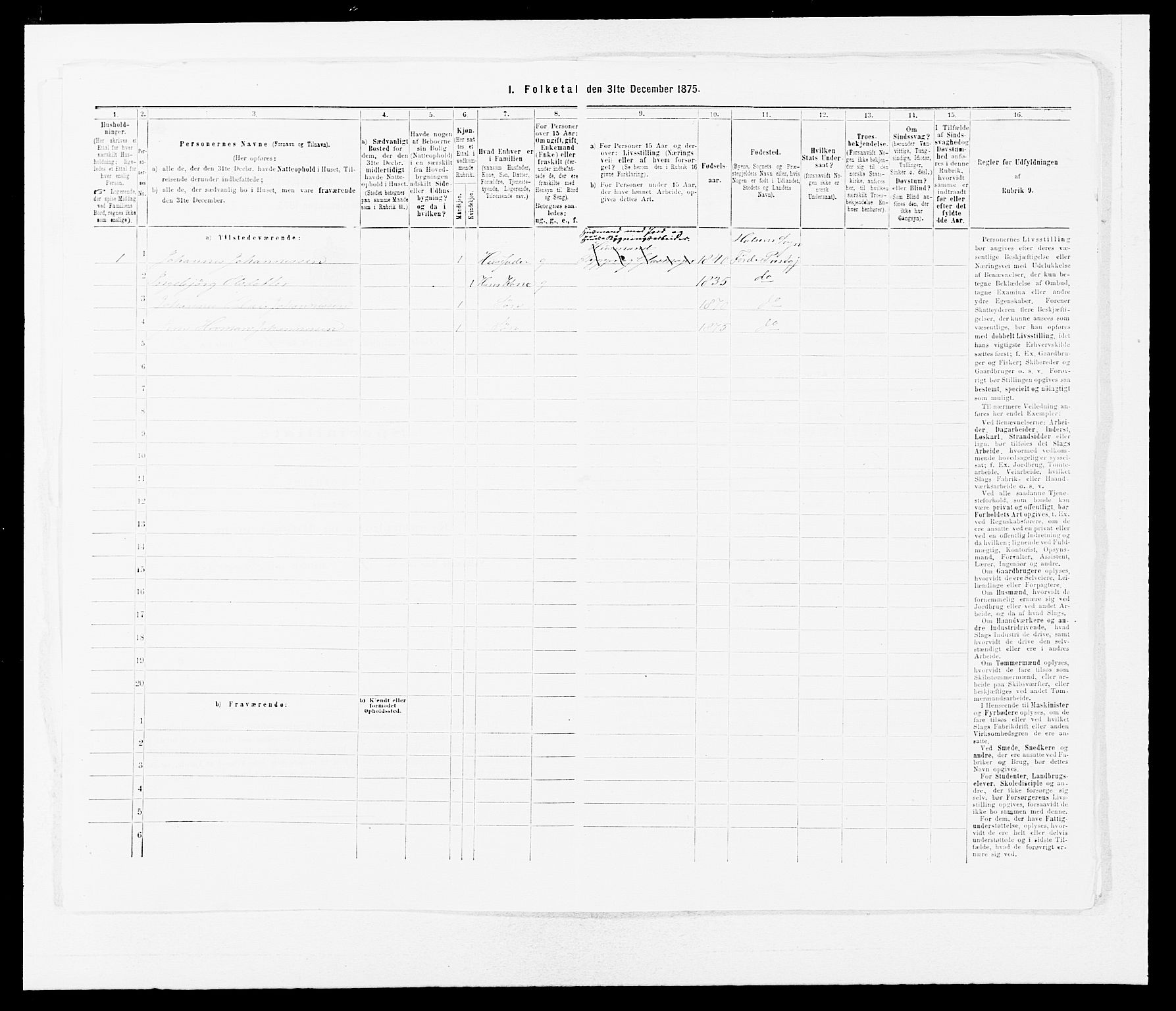 SAB, Folketelling 1875 for 1432P Førde prestegjeld, 1875, s. 36