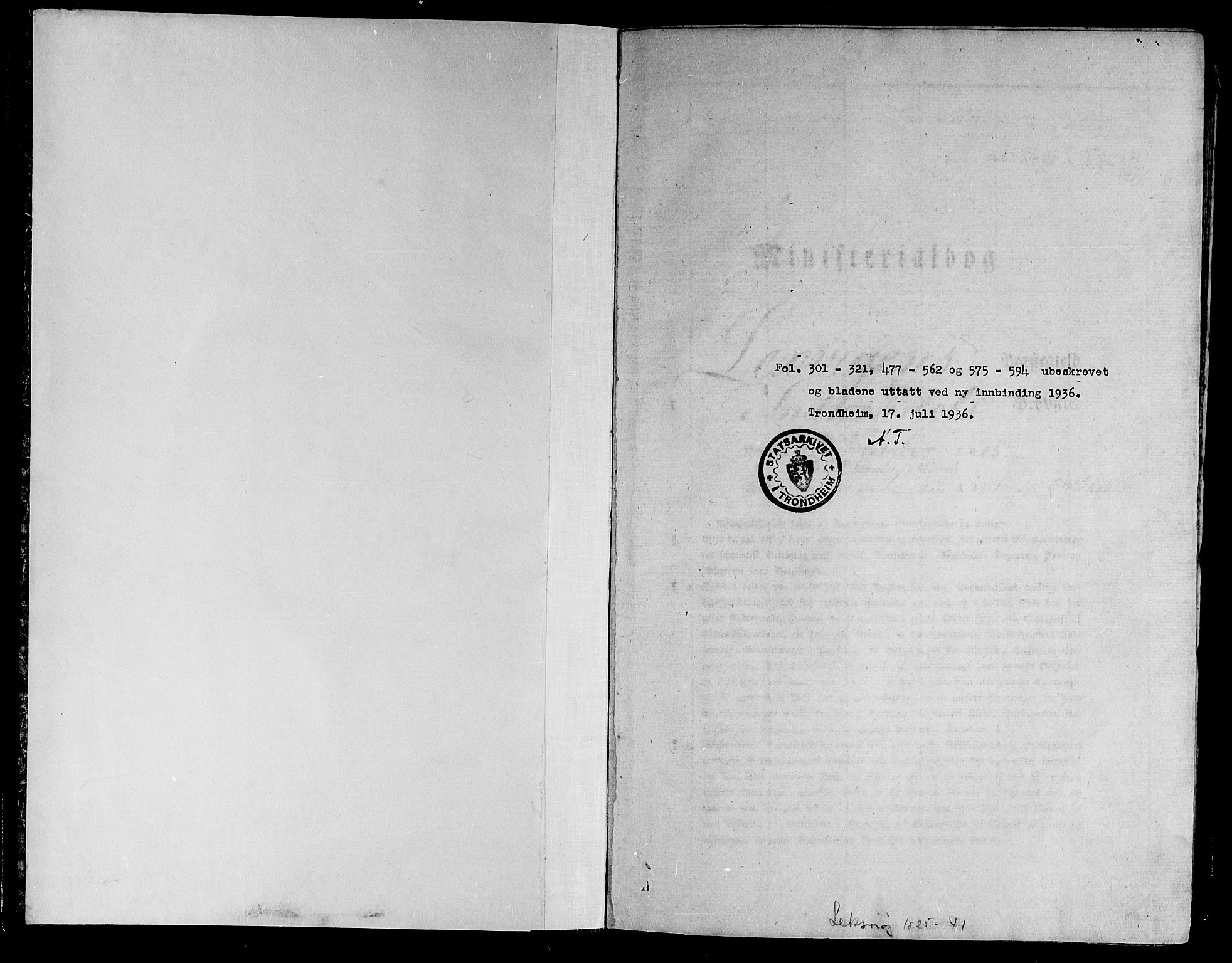Ministerialprotokoller, klokkerbøker og fødselsregistre - Nord-Trøndelag, AV/SAT-A-1458/701/L0006: Ministerialbok nr. 701A06, 1825-1841