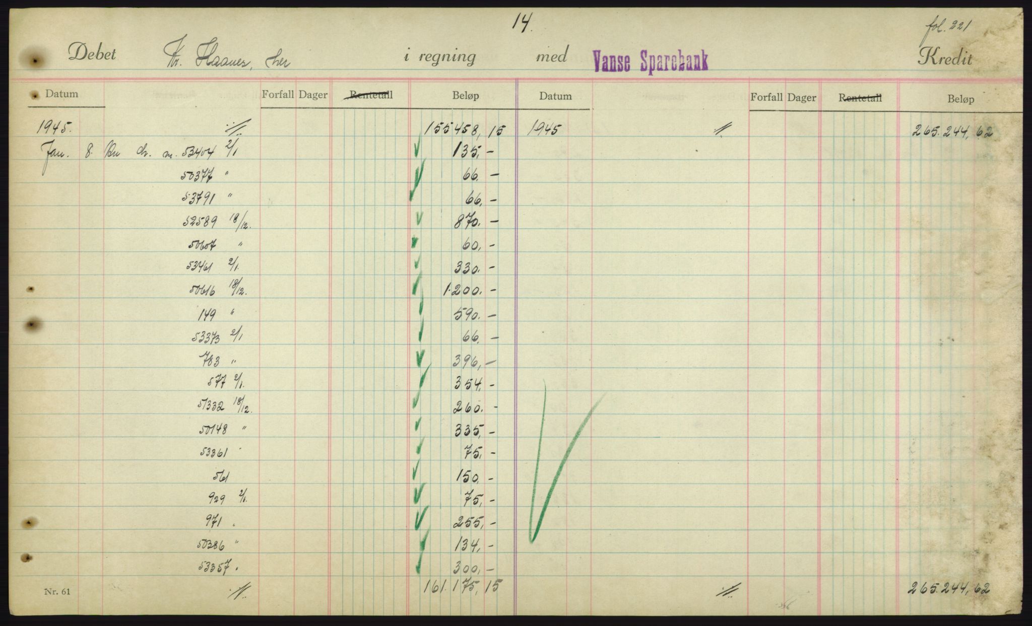 Forsvarsdepartementet, 10. kontor / Oppgjørskontoret, AV/RA-RAFA-1225/D/Db/L0180: Lista oppgjørskontor, 1942-1952, s. 2013
