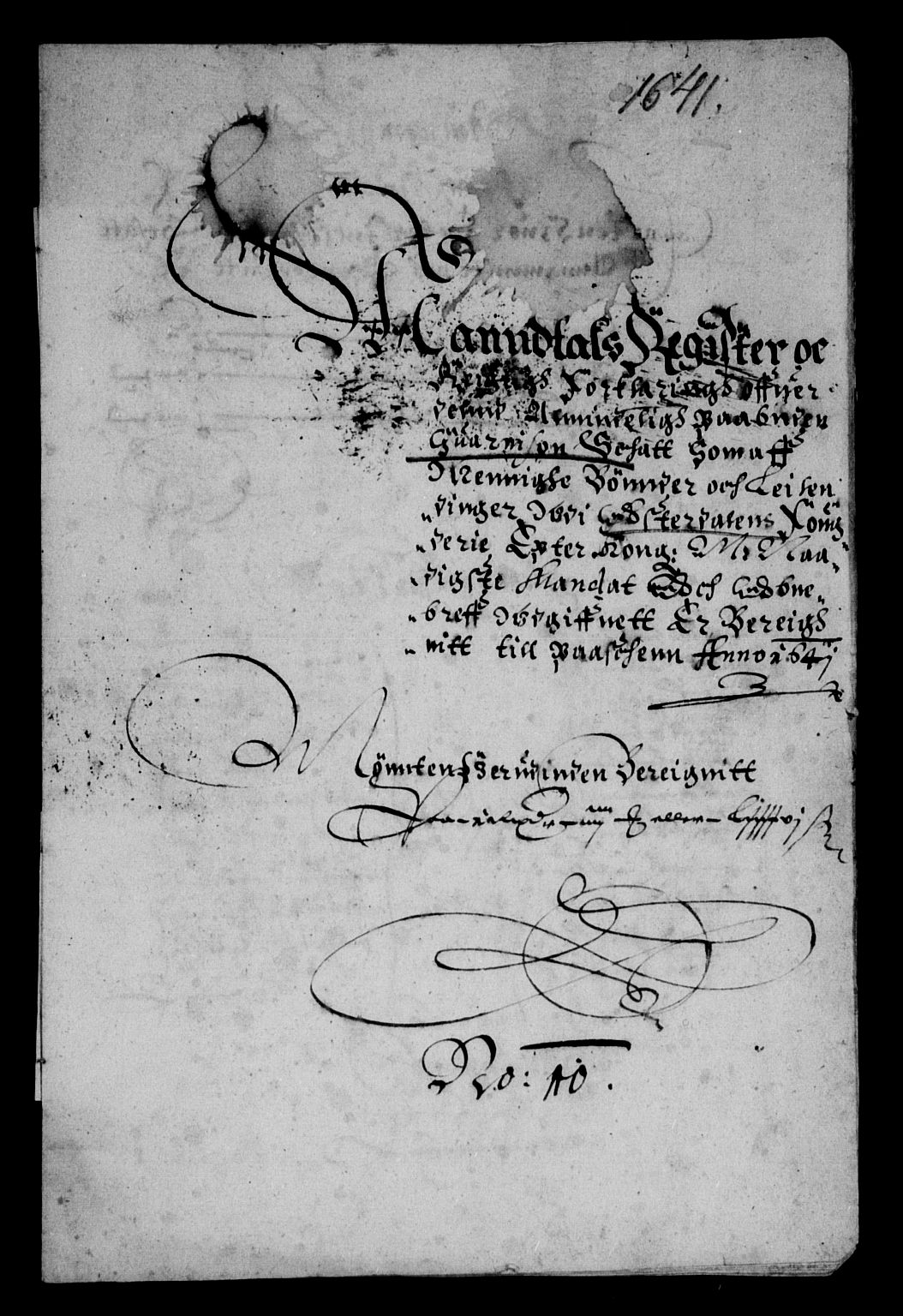 Rentekammeret inntil 1814, Reviderte regnskaper, Lensregnskaper, AV/RA-EA-5023/R/Rb/Rbw/L0069: Trondheim len, 1640-1641