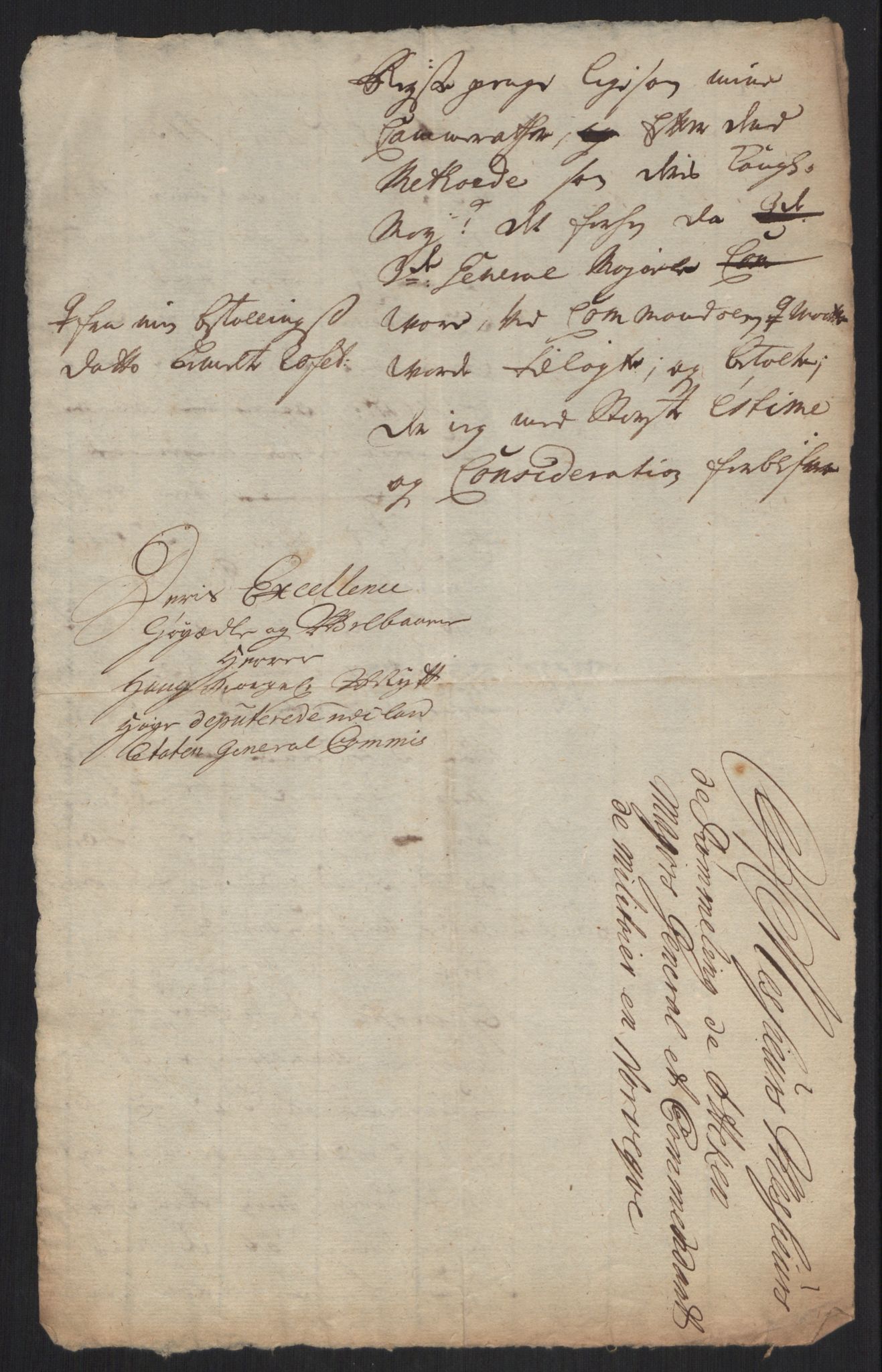 Kommanderende general (KG I) med Det norske krigsdirektorium, AV/RA-EA-5419/B/L0013: Kommanderende generals konsepter, 1730-1733, s. 22