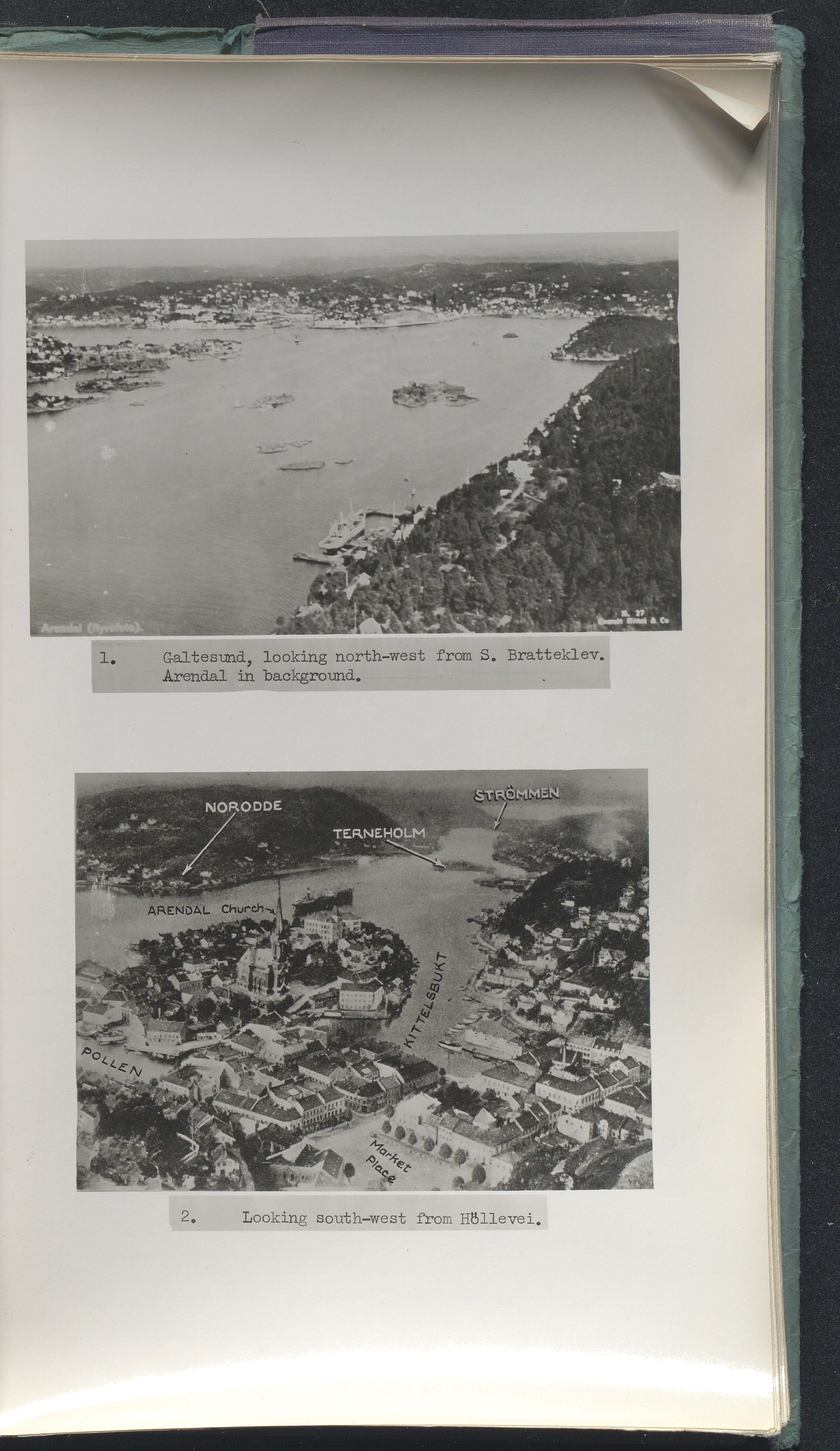 Inter-Services Topographic Department, AAKS/PA-3083/F/L0001: Arendal Port and Town, 1944