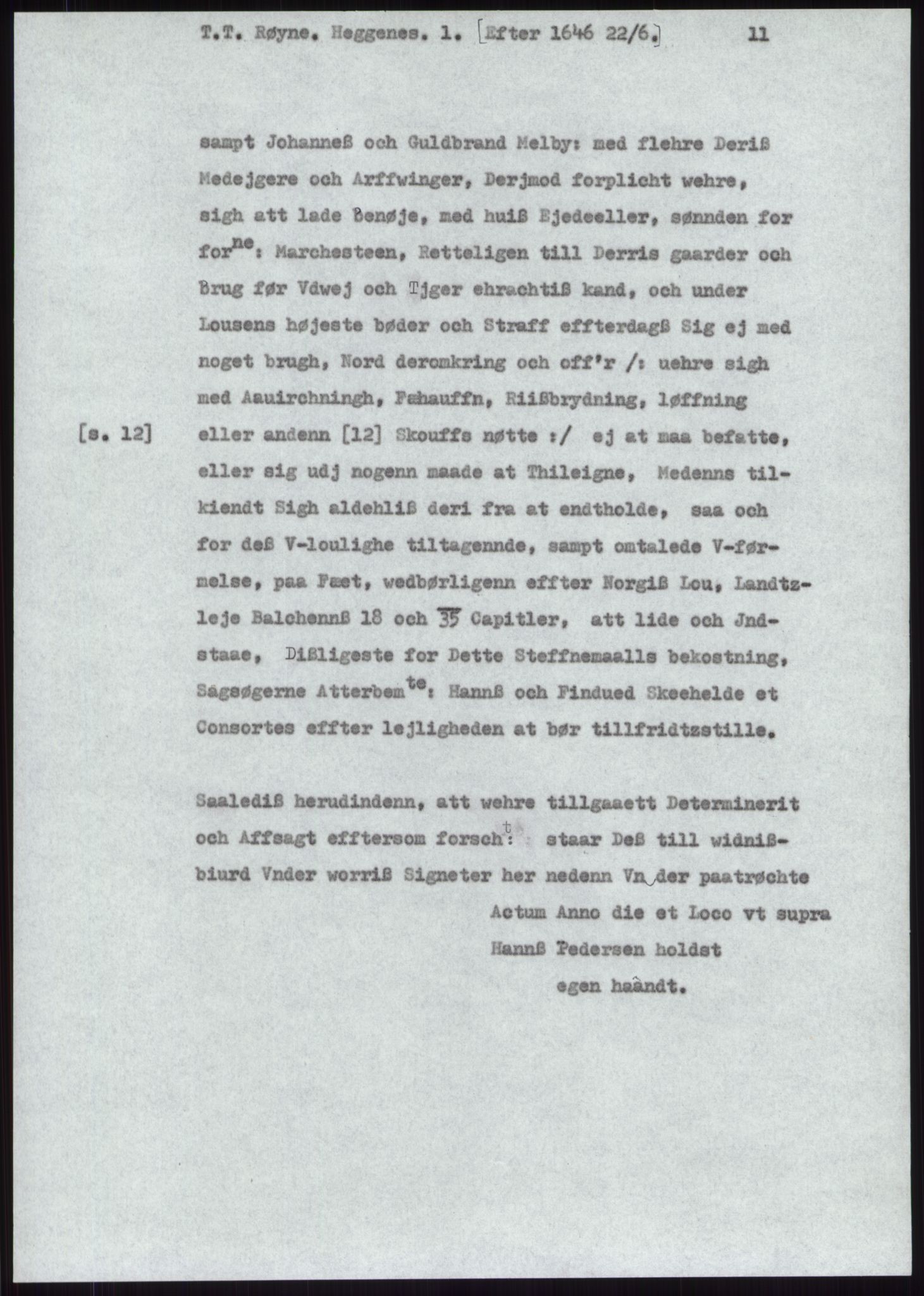Samlinger til kildeutgivelse, Diplomavskriftsamlingen, AV/RA-EA-4053/H/Ha, s. 3304