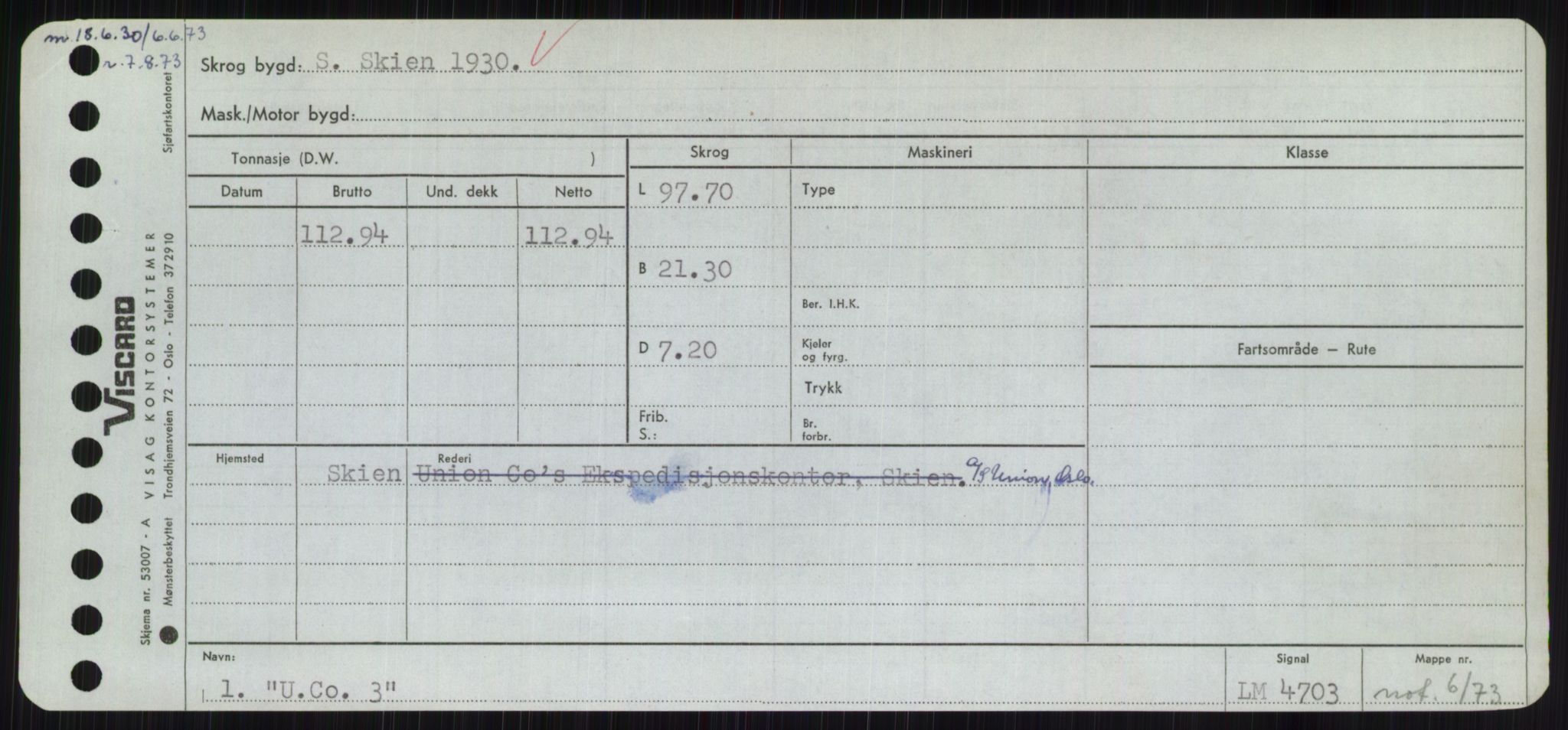 Sjøfartsdirektoratet med forløpere, Skipsmålingen, AV/RA-S-1627/H/Hc/L0001: Lektere, A-Y, s. 561