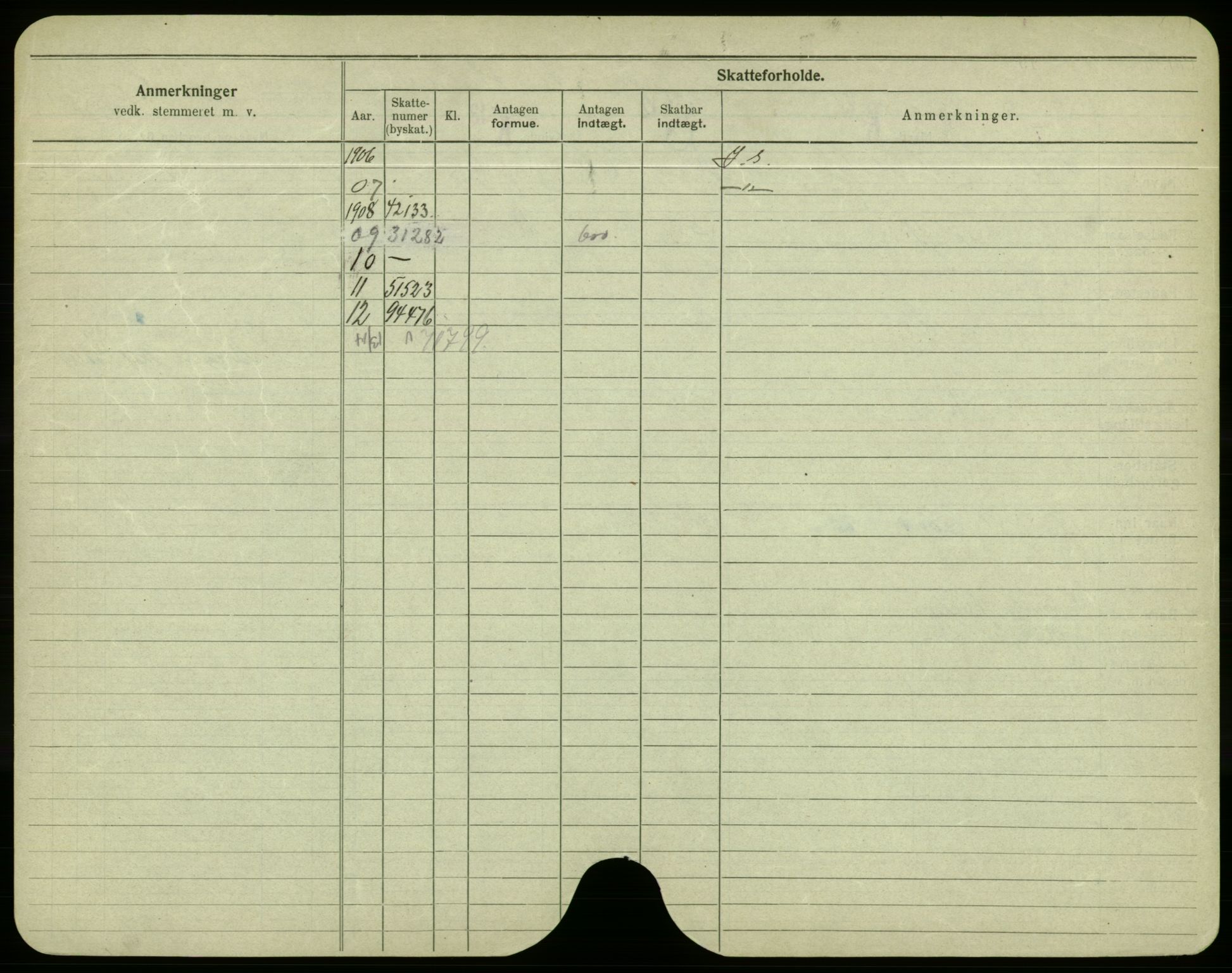 Oslo folkeregister, Registerkort, AV/SAO-A-11715/F/Fa/Fac/L0004: Menn, 1906-1914, s. 626b