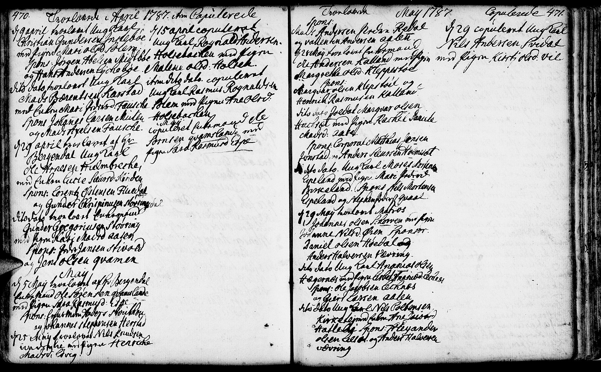 Førde sokneprestembete, SAB/A-79901/H/Haa/Haaa/L0004: Ministerialbok nr. A 4, 1781-1803, s. 470-471