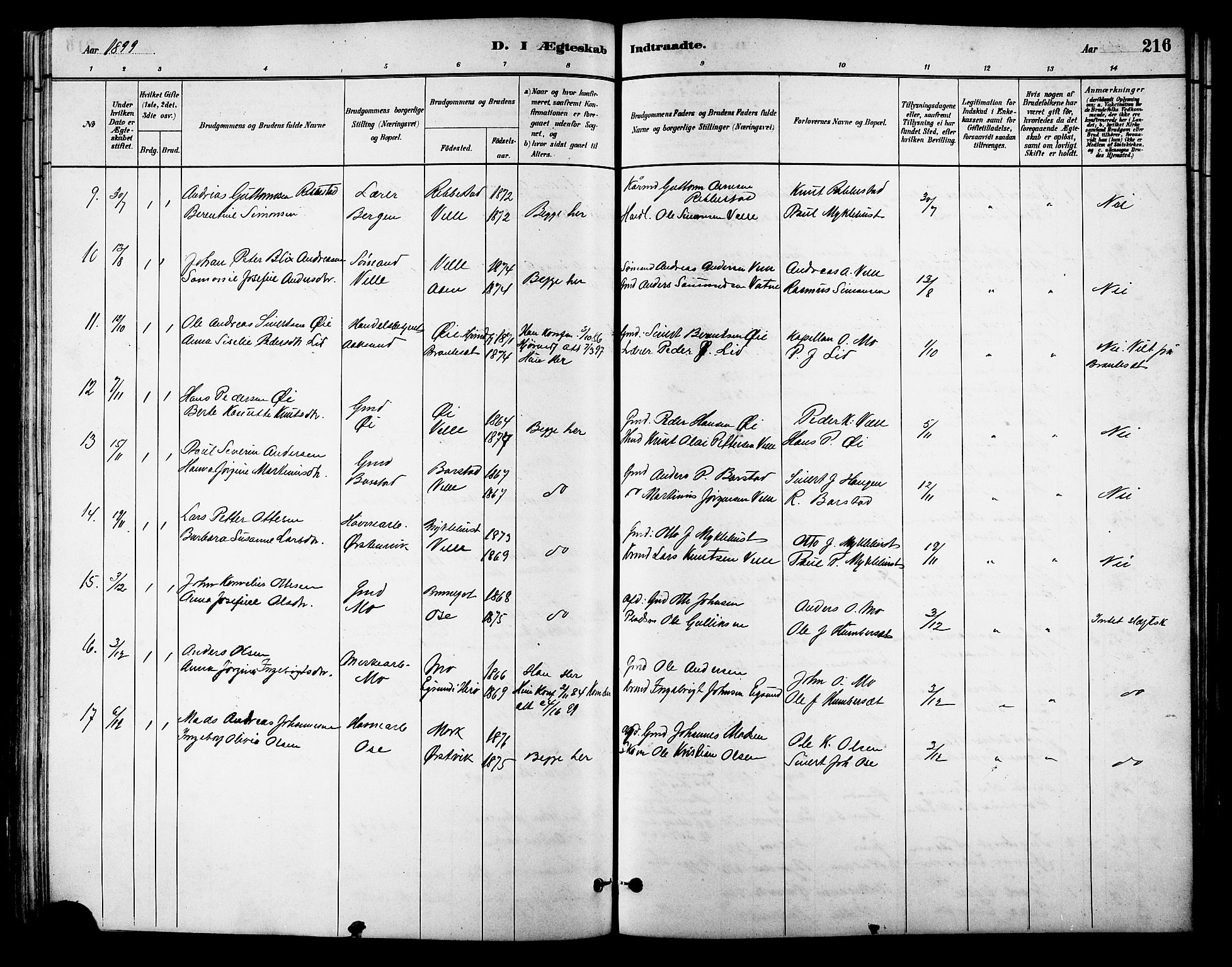 Ministerialprotokoller, klokkerbøker og fødselsregistre - Møre og Romsdal, SAT/A-1454/513/L0189: Klokkerbok nr. 513C03, 1883-1904, s. 216