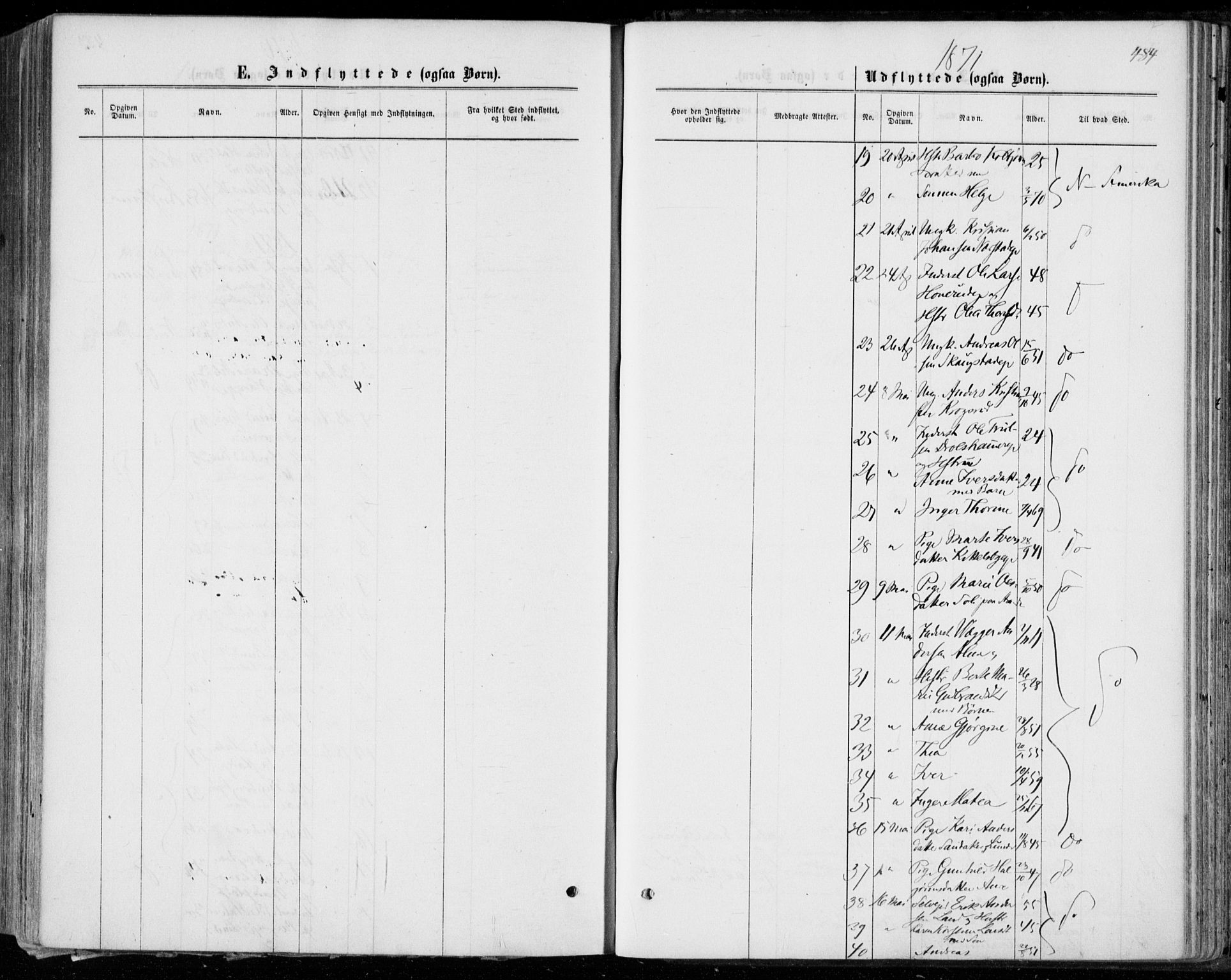 Norderhov kirkebøker, AV/SAKO-A-237/F/Fa/L0013: Ministerialbok nr. 13, 1866-1874, s. 484