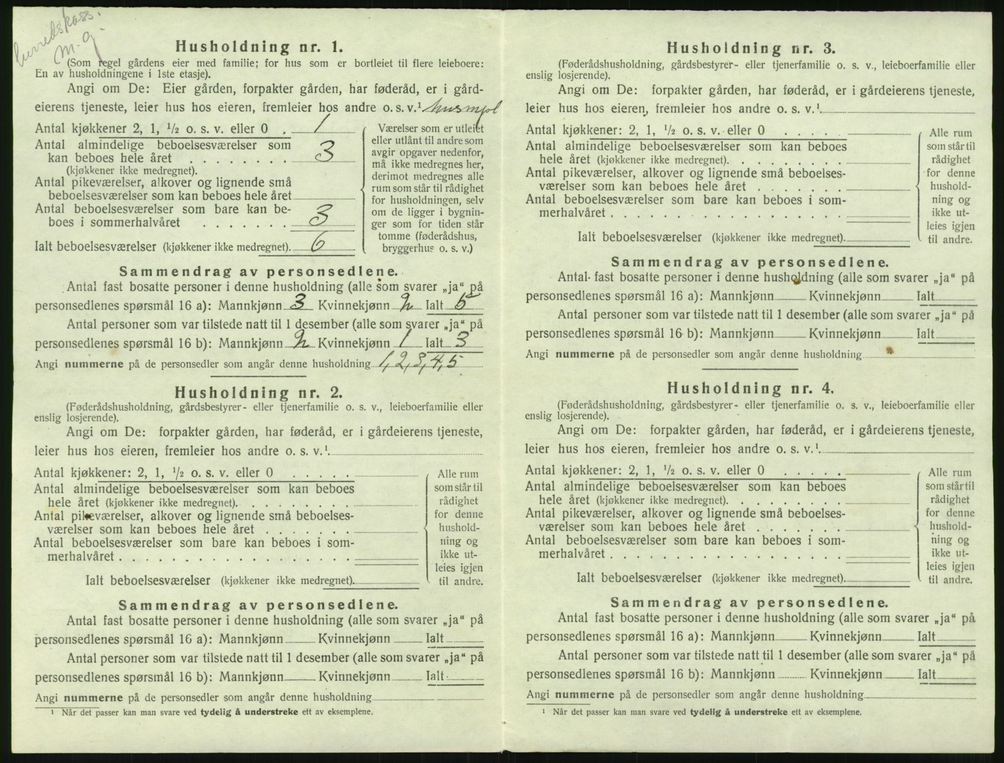 SAST, Folketelling 1920 for 1137 Erfjord herred, 1920, s. 268