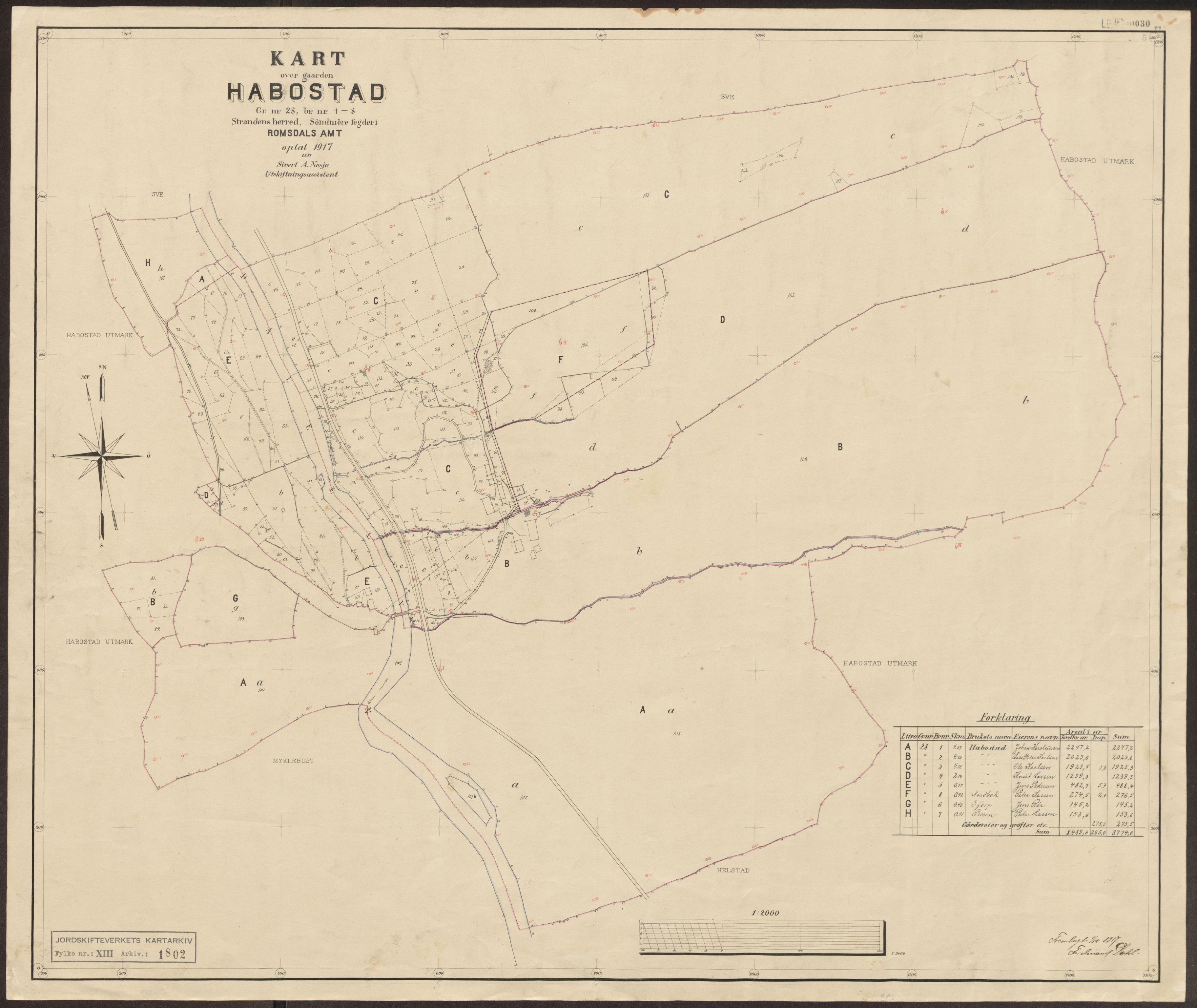 Jordskifteverkets kartarkiv, AV/RA-S-3929/T, 1859-1988, s. 2160