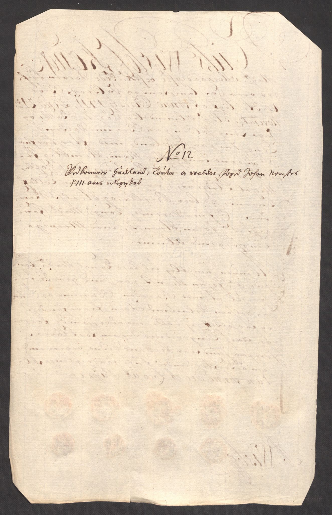 Rentekammeret inntil 1814, Reviderte regnskaper, Fogderegnskap, AV/RA-EA-4092/R18/L1308: Fogderegnskap Hadeland, Toten og Valdres, 1711, s. 472