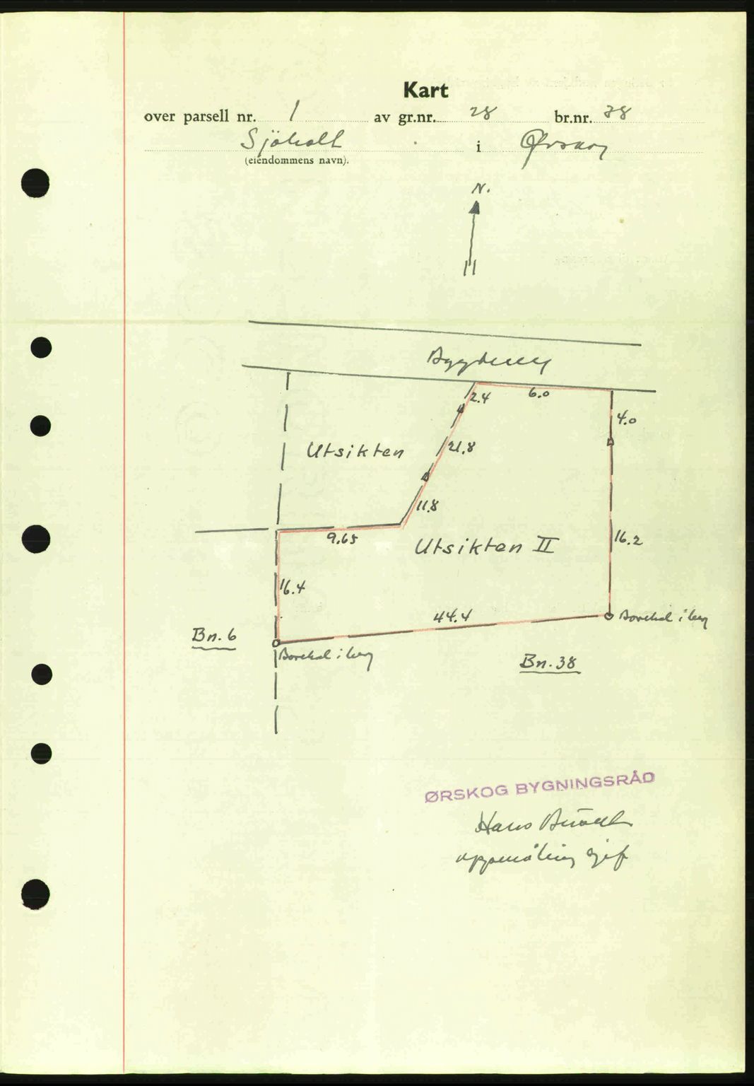 Nordre Sunnmøre sorenskriveri, AV/SAT-A-0006/1/2/2C/2Ca: Pantebok nr. A20a, 1945-1945, Dagboknr: 1066/1945