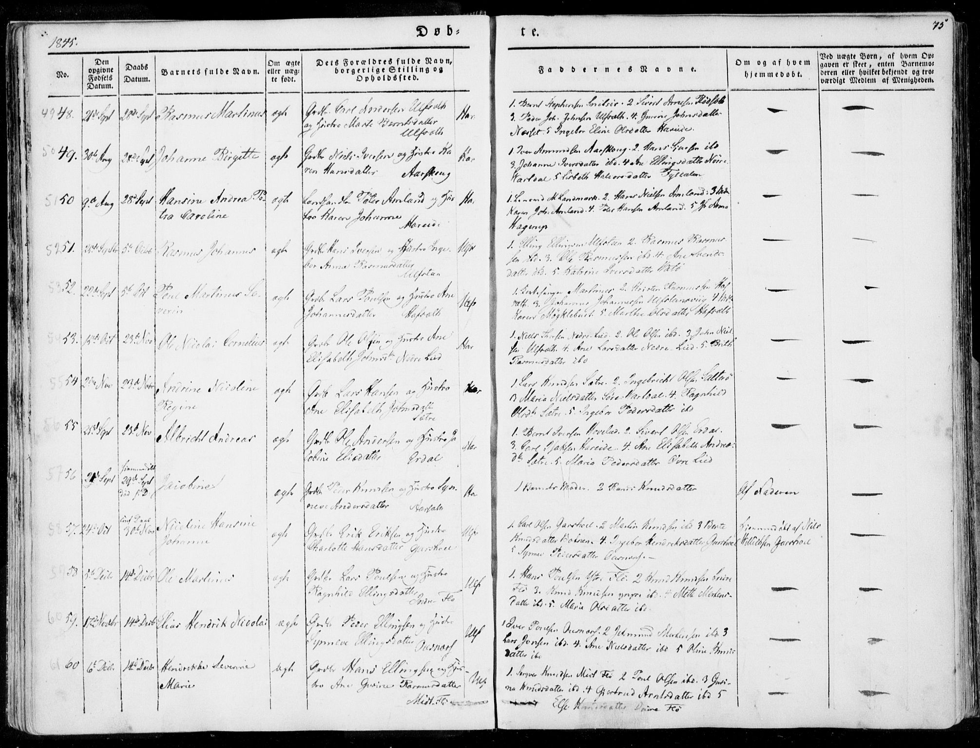 Ministerialprotokoller, klokkerbøker og fødselsregistre - Møre og Romsdal, AV/SAT-A-1454/509/L0104: Ministerialbok nr. 509A02, 1833-1847, s. 75
