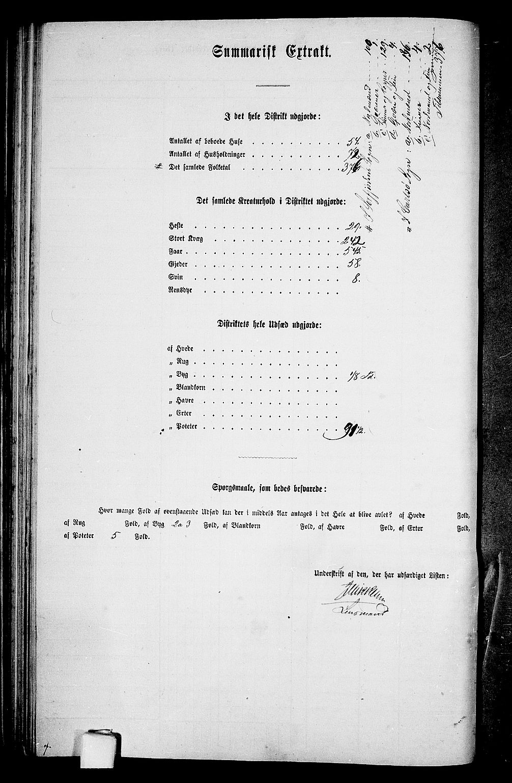 RA, Folketelling 1865 for 1936P Karlsøy prestegjeld, 1865, s. 62