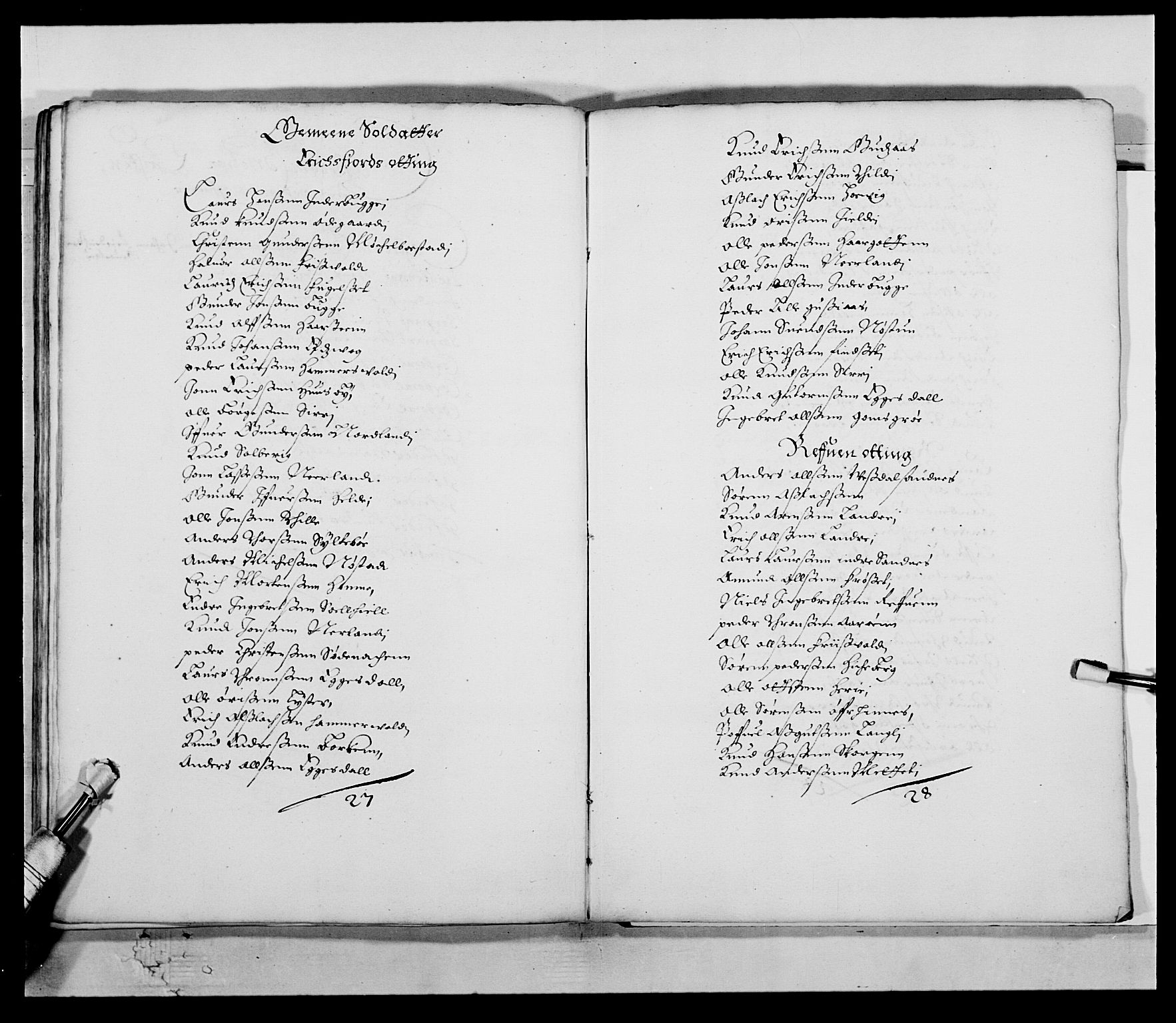 Kommanderende general (KG I) med Det norske krigsdirektorium, AV/RA-EA-5419/E/Ea/L0508: Trondheimske regiment, 1659-1703, s. 52