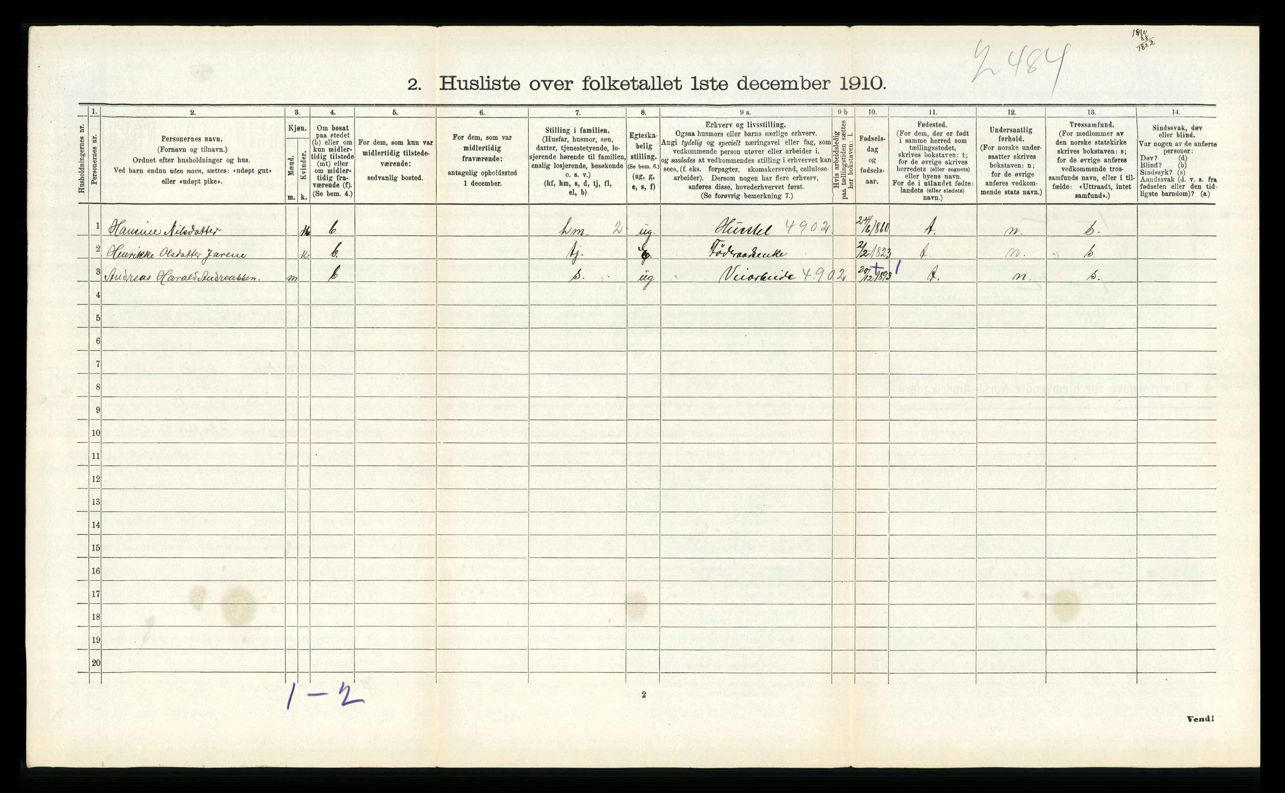 RA, Folketelling 1910 for 1433 Naustdal herred, 1910, s. 422