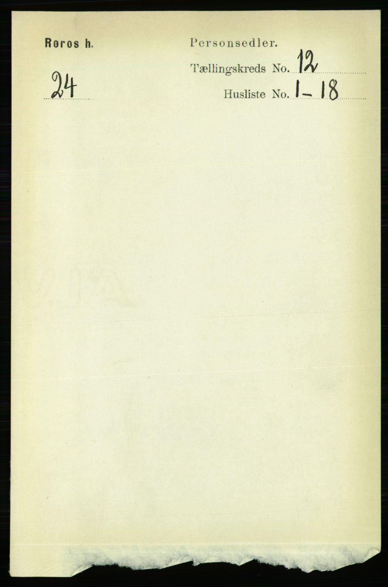 RA, Folketelling 1891 for 1640 Røros herred, 1891, s. 2368