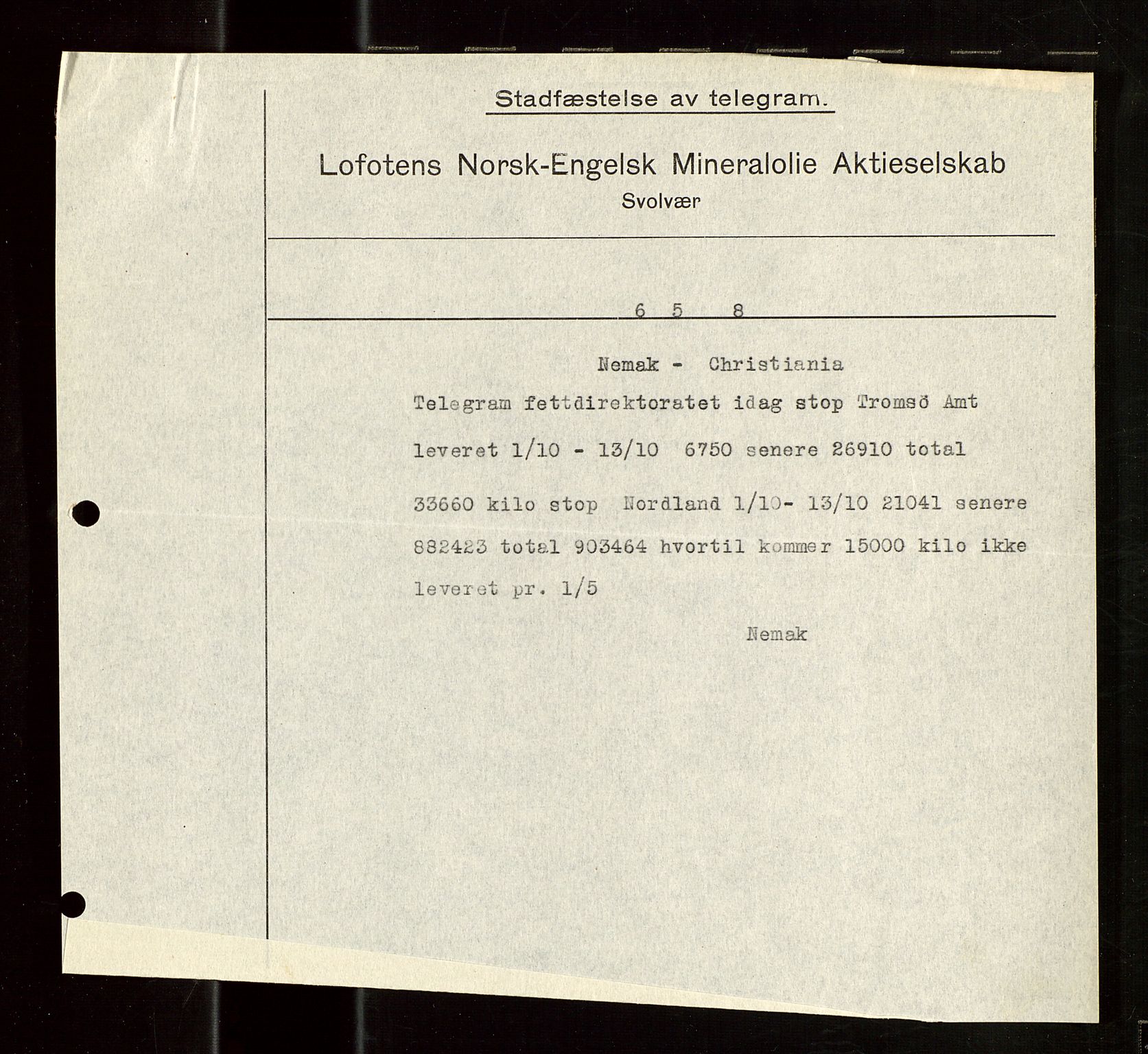 Pa 1521 - A/S Norske Shell, AV/SAST-A-101915/E/Ea/Eaa/L0022: Sjefskorrespondanse, 1918, s. 25