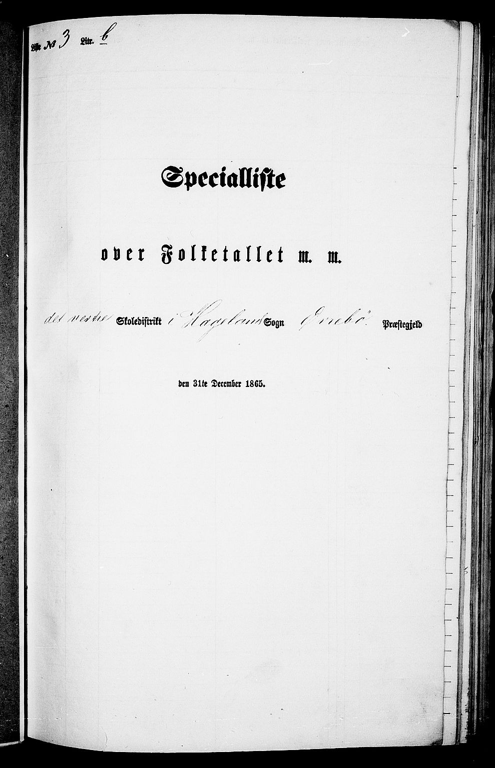 RA, Folketelling 1865 for 1016P Øvrebø prestegjeld, 1865, s. 64