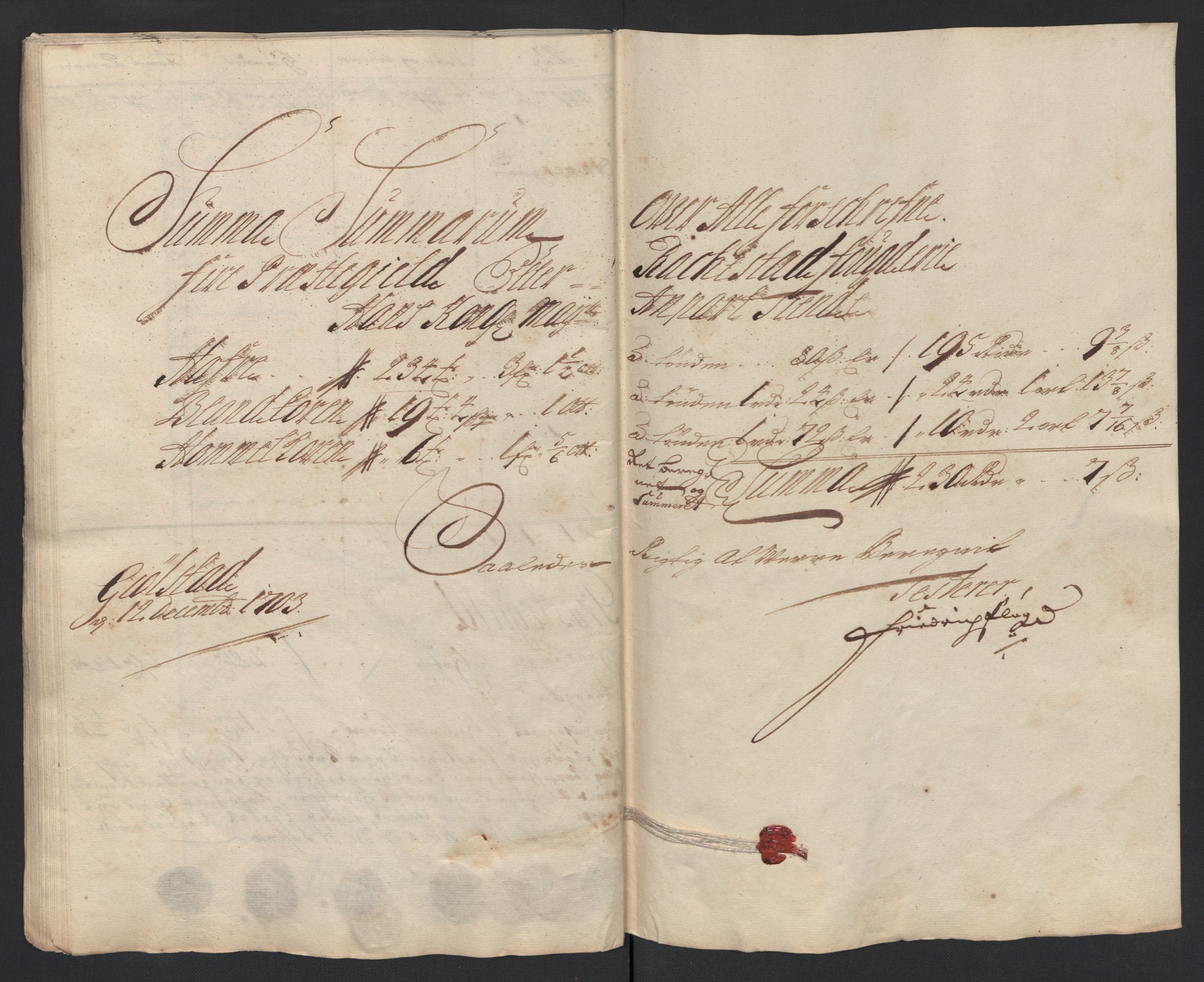 Rentekammeret inntil 1814, Reviderte regnskaper, Fogderegnskap, AV/RA-EA-4092/R07/L0295: Fogderegnskap Rakkestad, Heggen og Frøland, 1703, s. 69