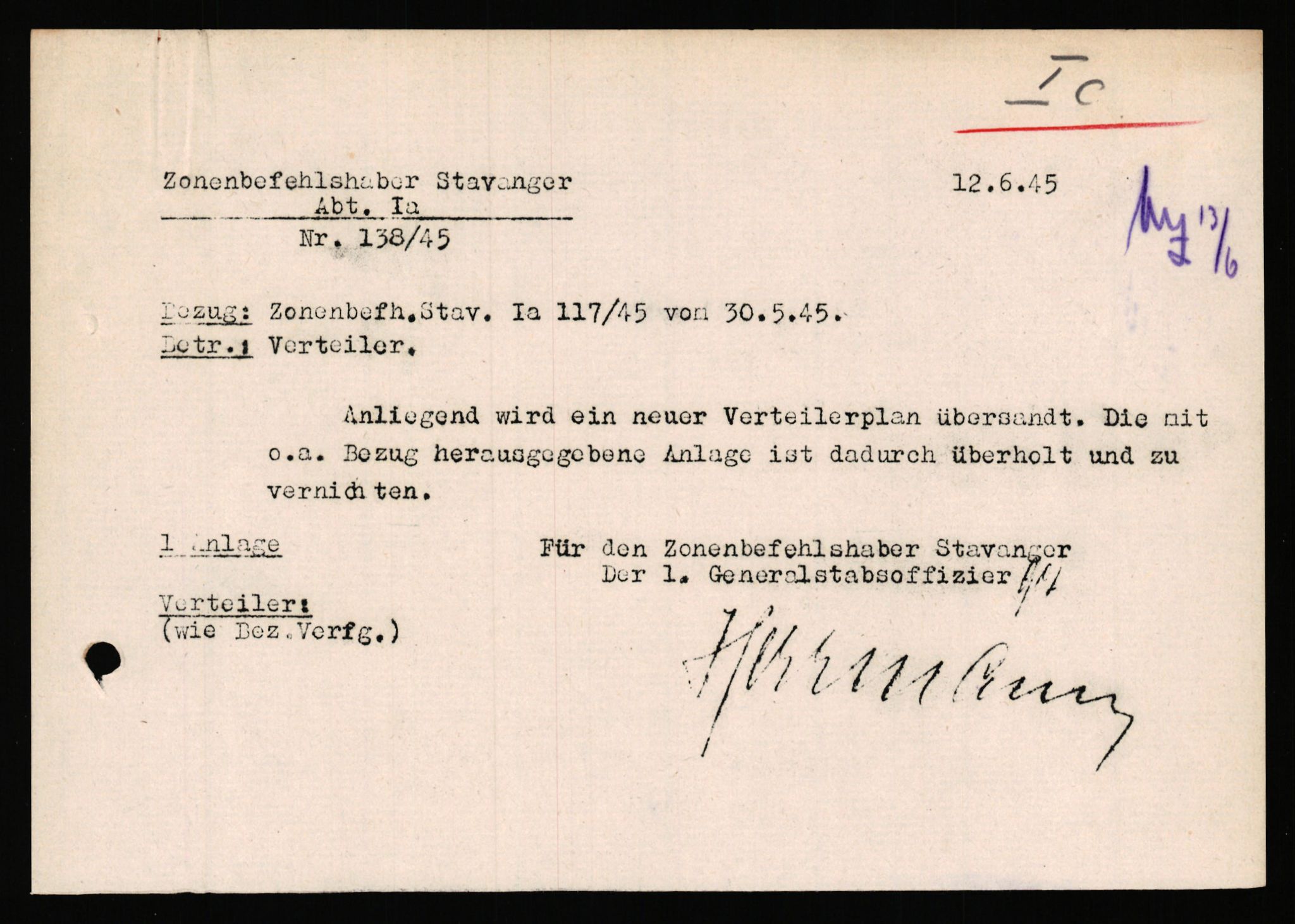 Deutscher Oberbefehlshaber Norwegen (DOBN), RA/RAFA-2197/D/Dl/L0119: DB Zone Stavanger Abt. Ic, 1945, s. 211