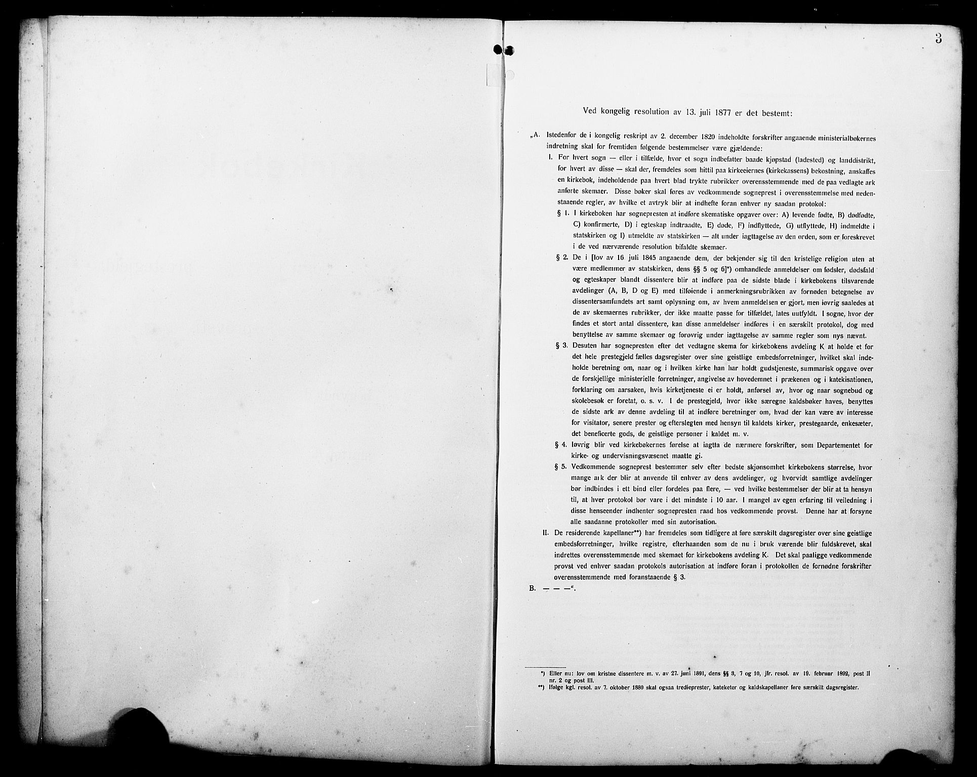 Gaular sokneprestembete, SAB/A-80001/H/Hab: Klokkerbok nr. A 5, 1912-1930, s. 3