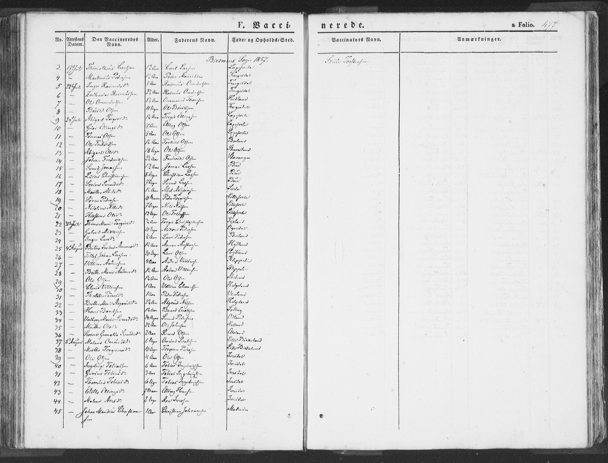 Helleland sokneprestkontor, AV/SAST-A-101810: Ministerialbok nr. A 6.2, 1834-1863, s. 477