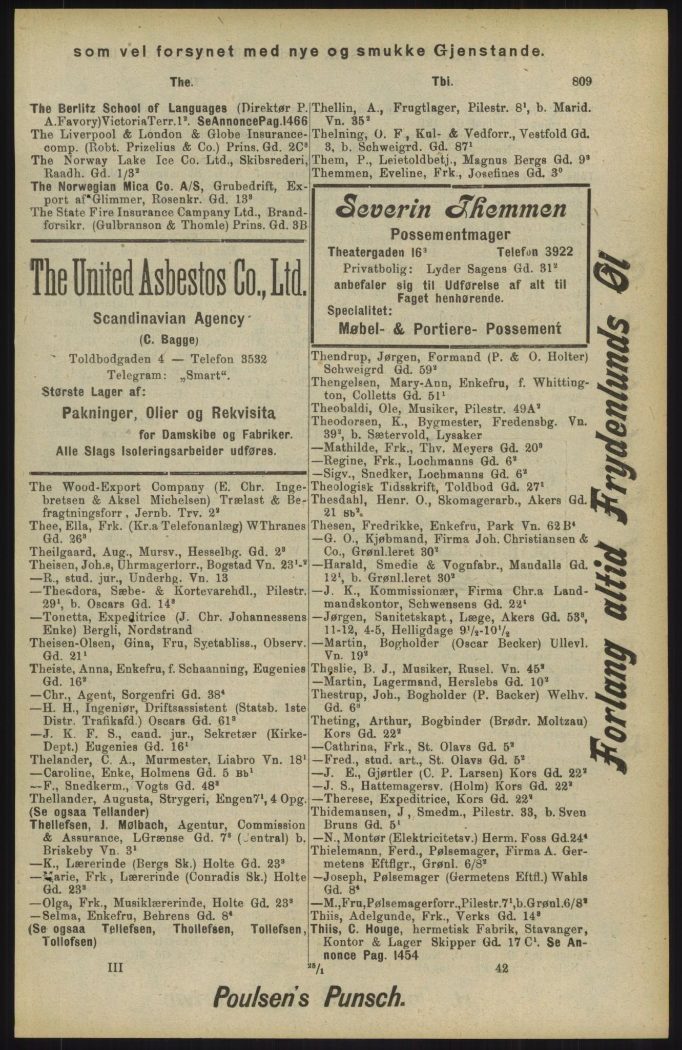 Kristiania/Oslo adressebok, PUBL/-, 1904, s. 809