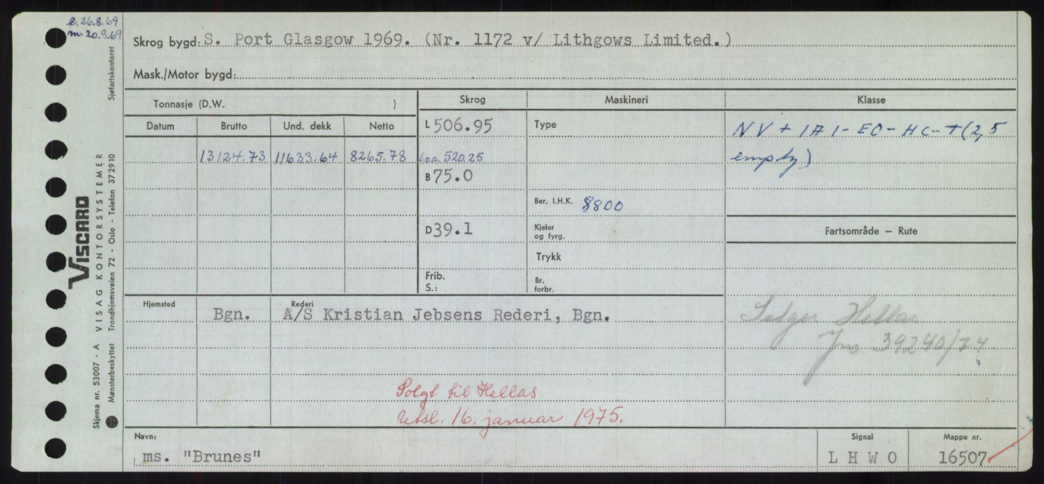 Sjøfartsdirektoratet med forløpere, Skipsmålingen, RA/S-1627/H/Hd/L0005: Fartøy, Br-Byg, s. 391