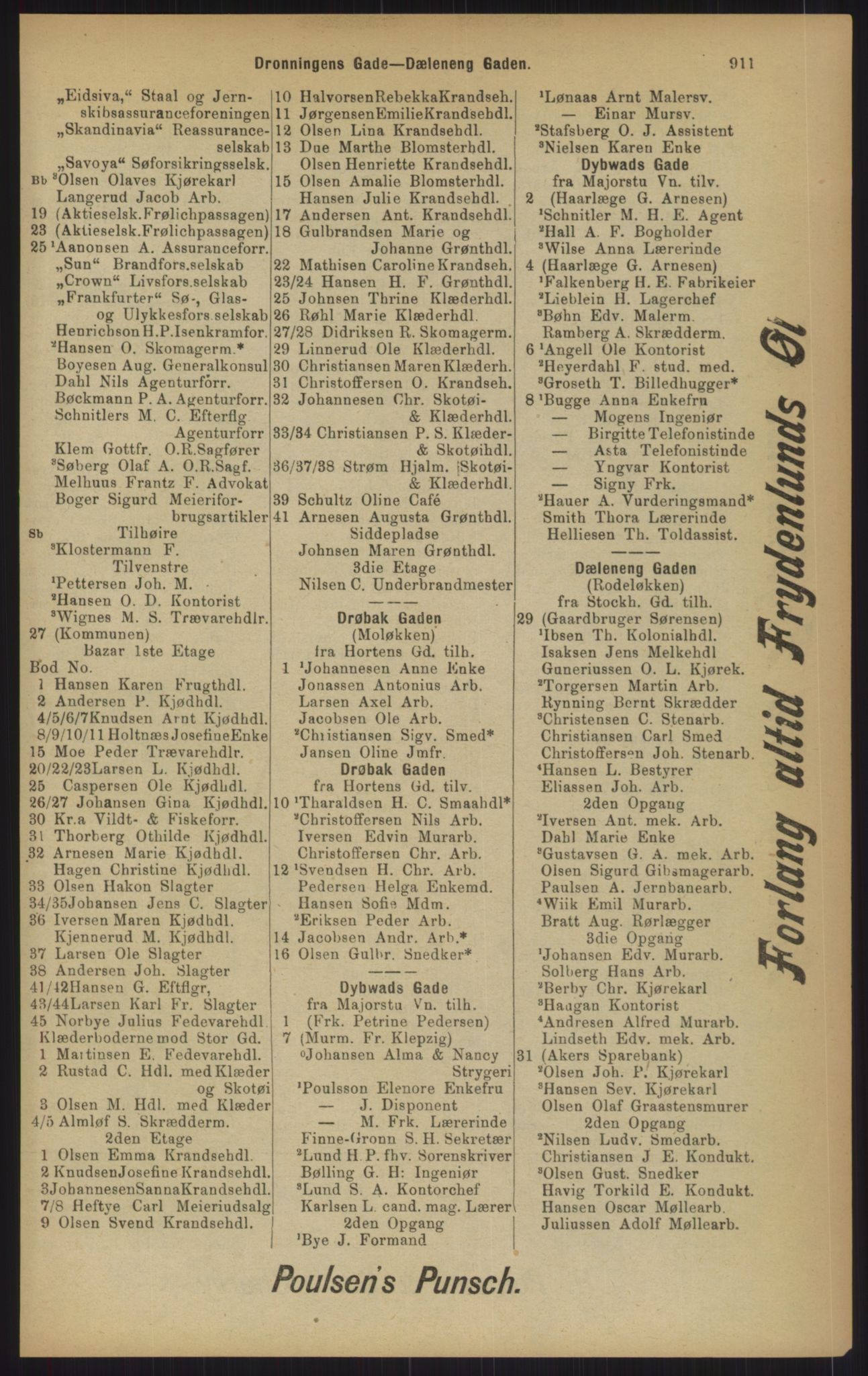 Kristiania/Oslo adressebok, PUBL/-, 1902, s. 911