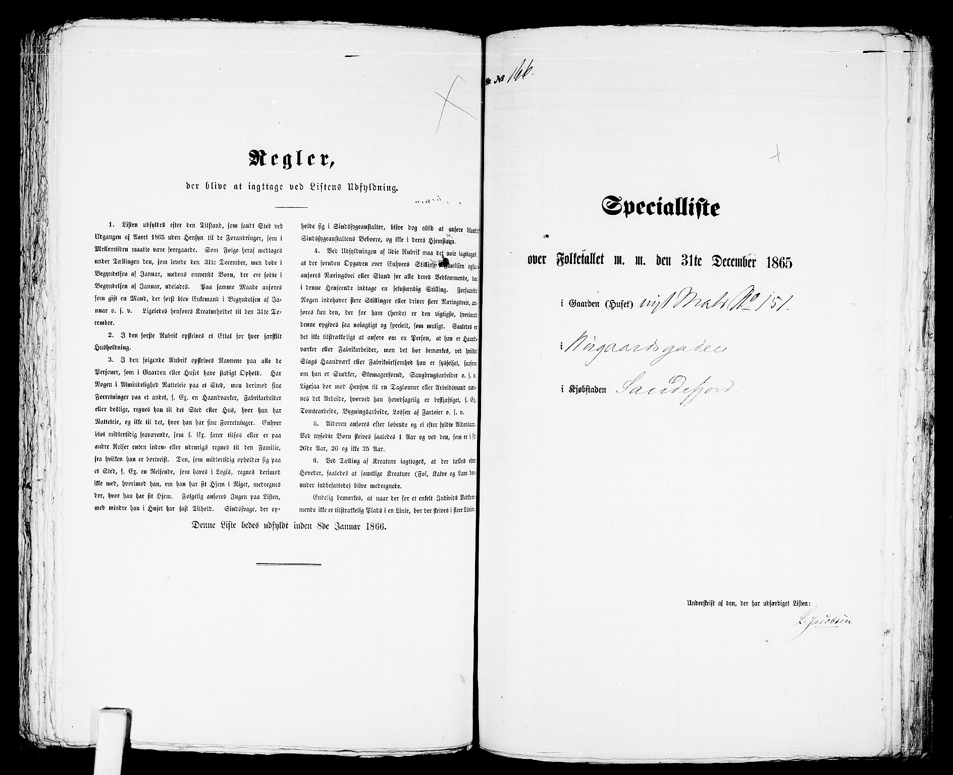 RA, Folketelling 1865 for 0706B Sandeherred prestegjeld, Sandefjord kjøpstad, 1865, s. 340