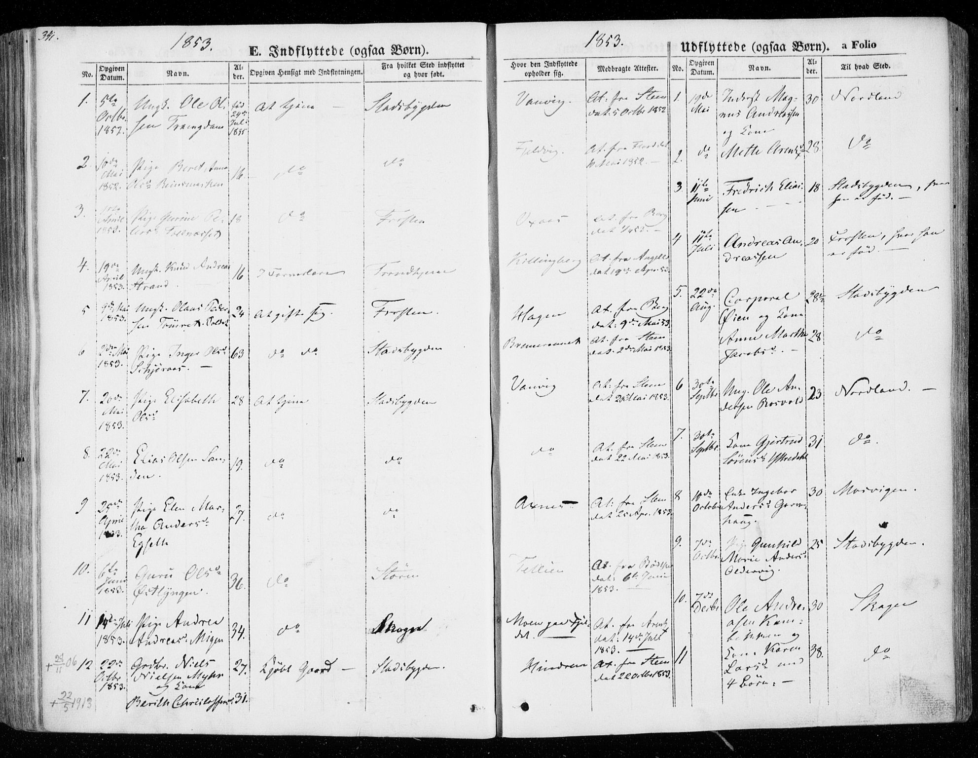 Ministerialprotokoller, klokkerbøker og fødselsregistre - Nord-Trøndelag, AV/SAT-A-1458/701/L0007: Ministerialbok nr. 701A07 /1, 1842-1854, s. 341