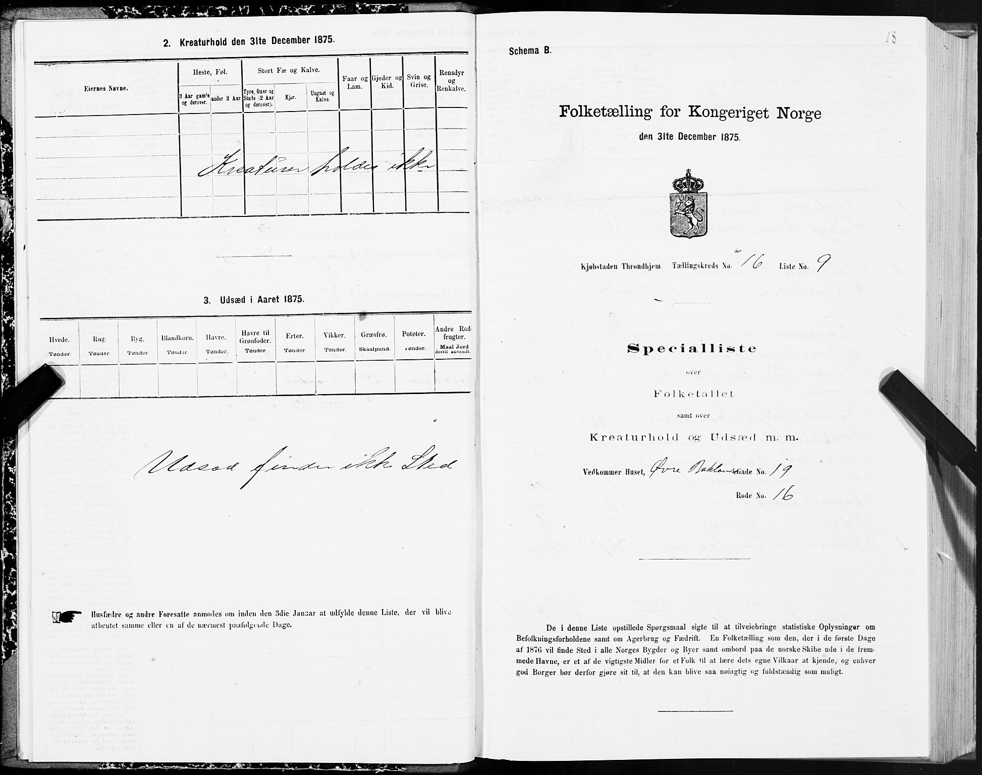 SAT, Folketelling 1875 for 1601 Trondheim kjøpstad, 1875, s. 9018